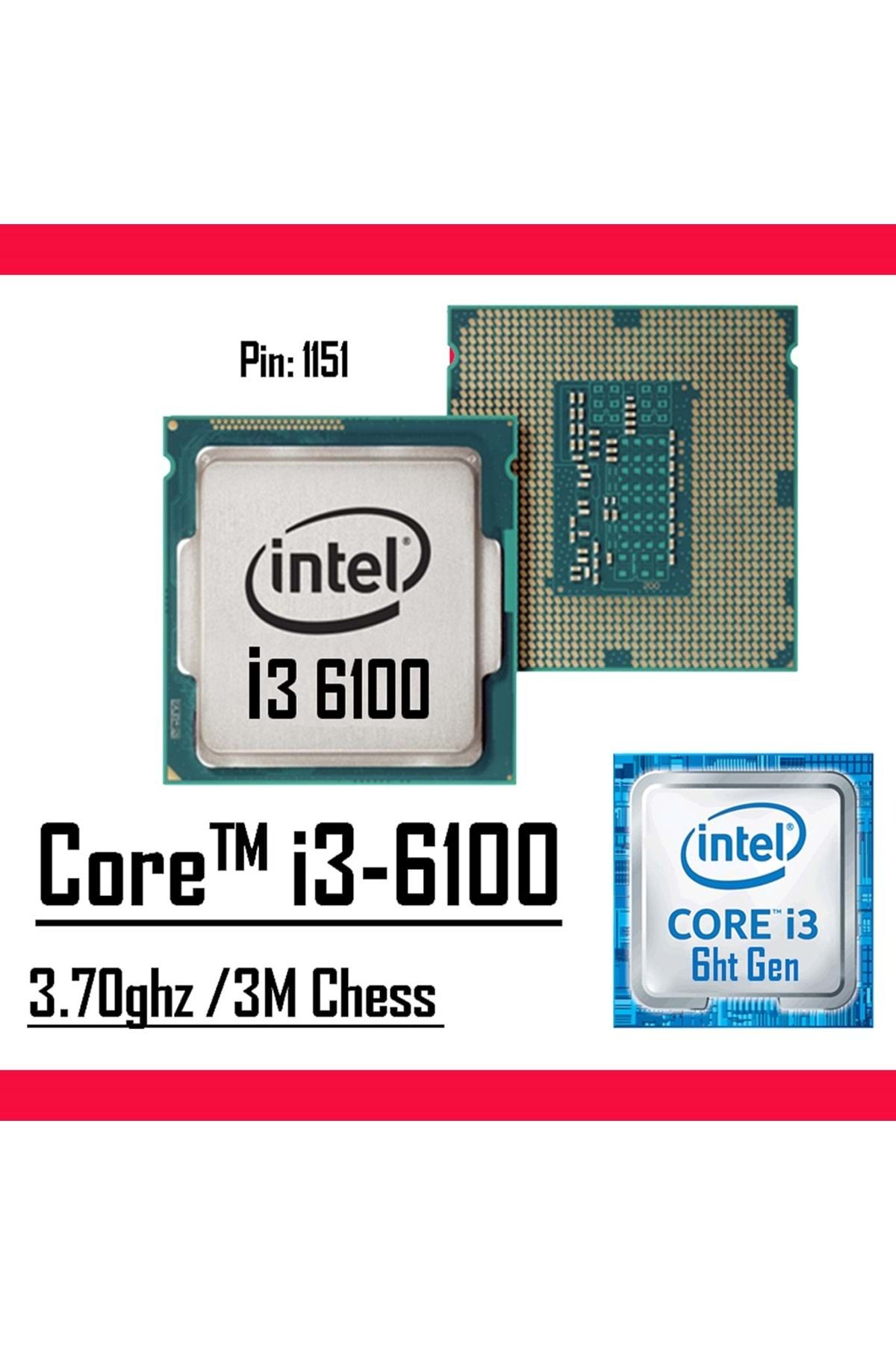 Intel Core i3-6100 3.70 Ghz 3MB Cache LGA 1151