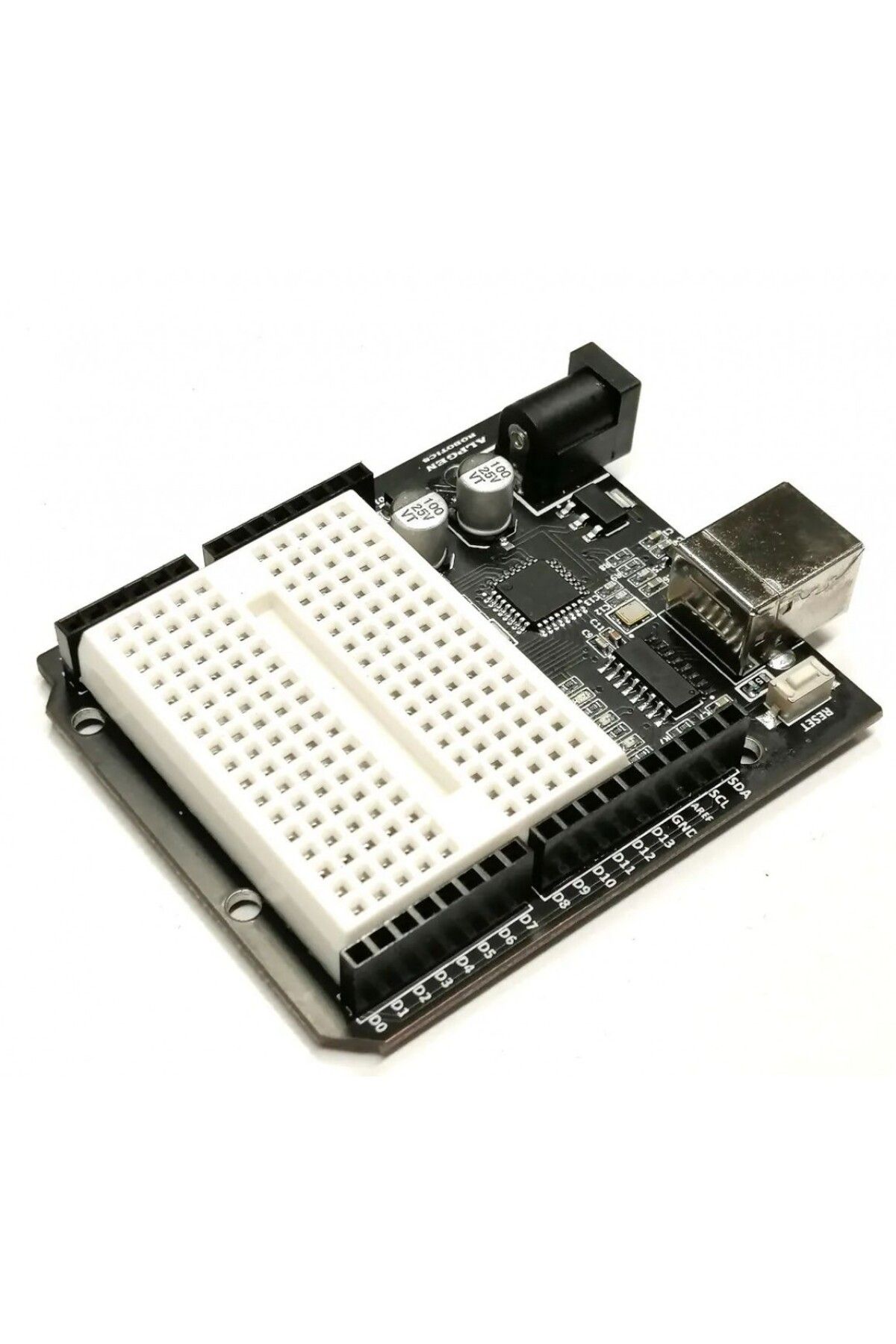 Arduino Uno Breadboard Robotik Kodlama Geliştirme Kartı Atmega328p-au
