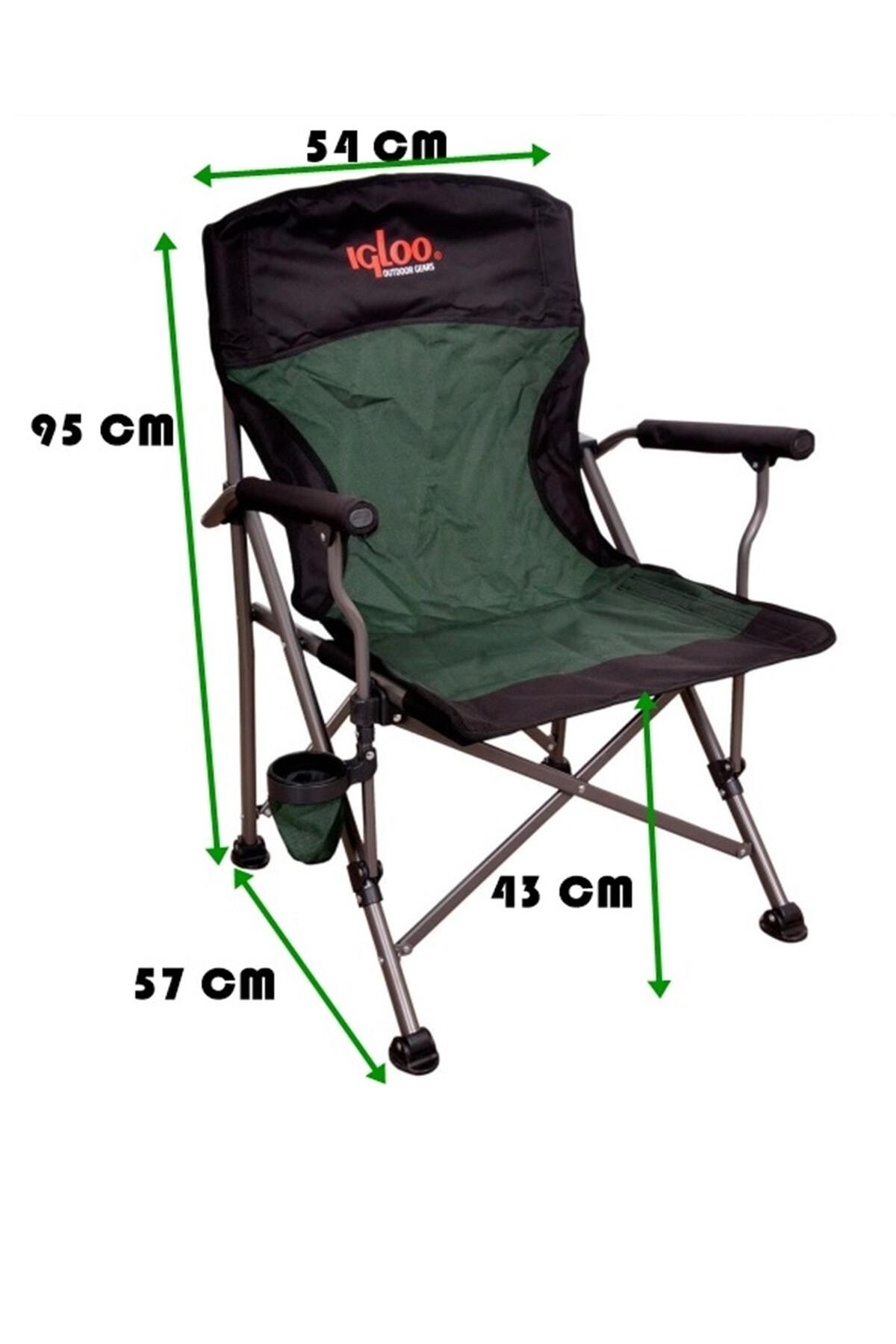 Igloo Huxley Premium Katlanabilir Sandalye Taşıma Çantalı Ultra Lüx Kamp Sandalyesi