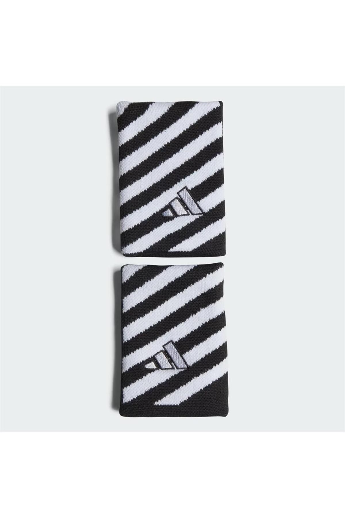 adidas Tennis Wristband Striped Havlu Bileklik Siyah-Beyaz II0893