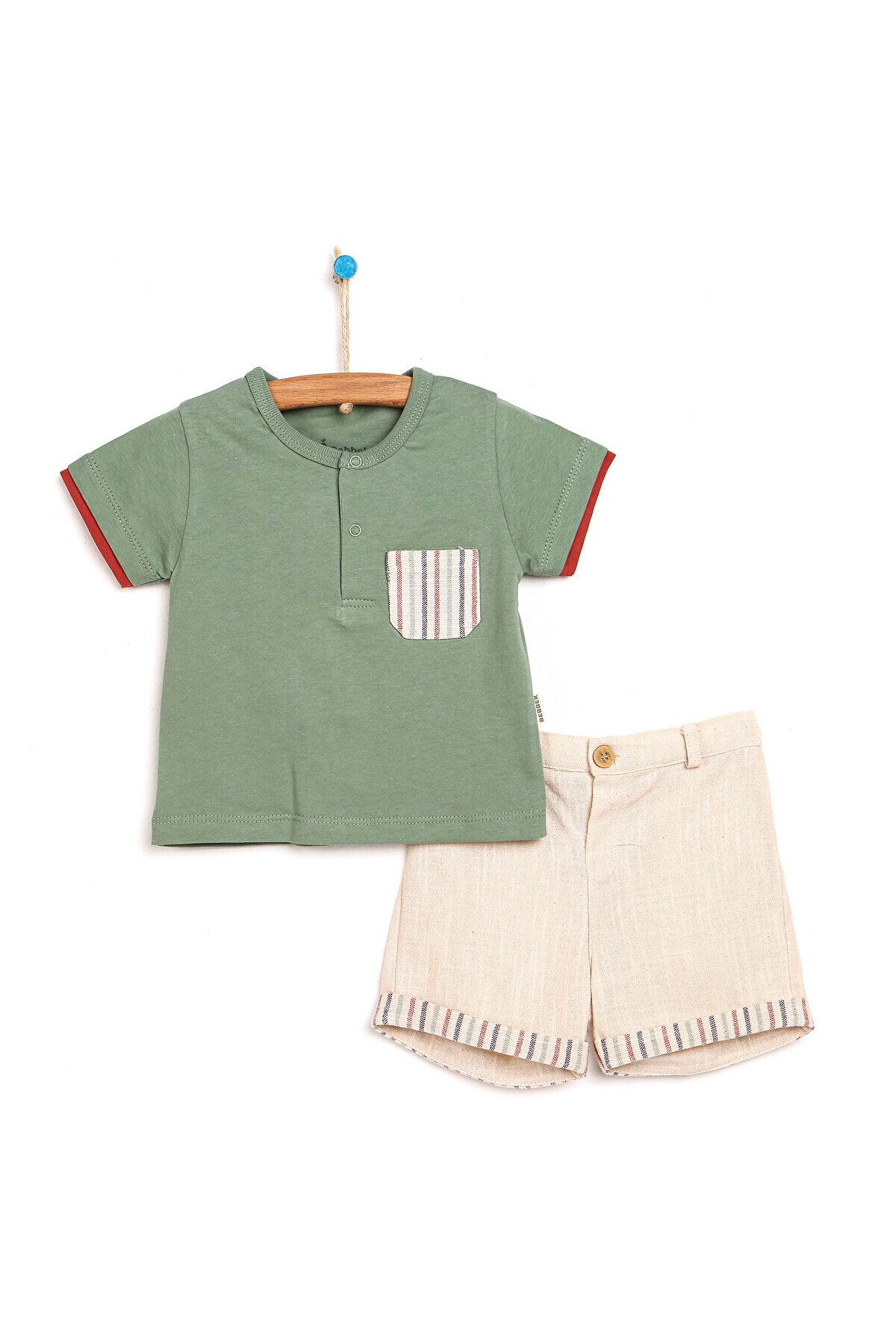 Bebbek Tropical Zone Tshirt-Şort Erkek Bebek