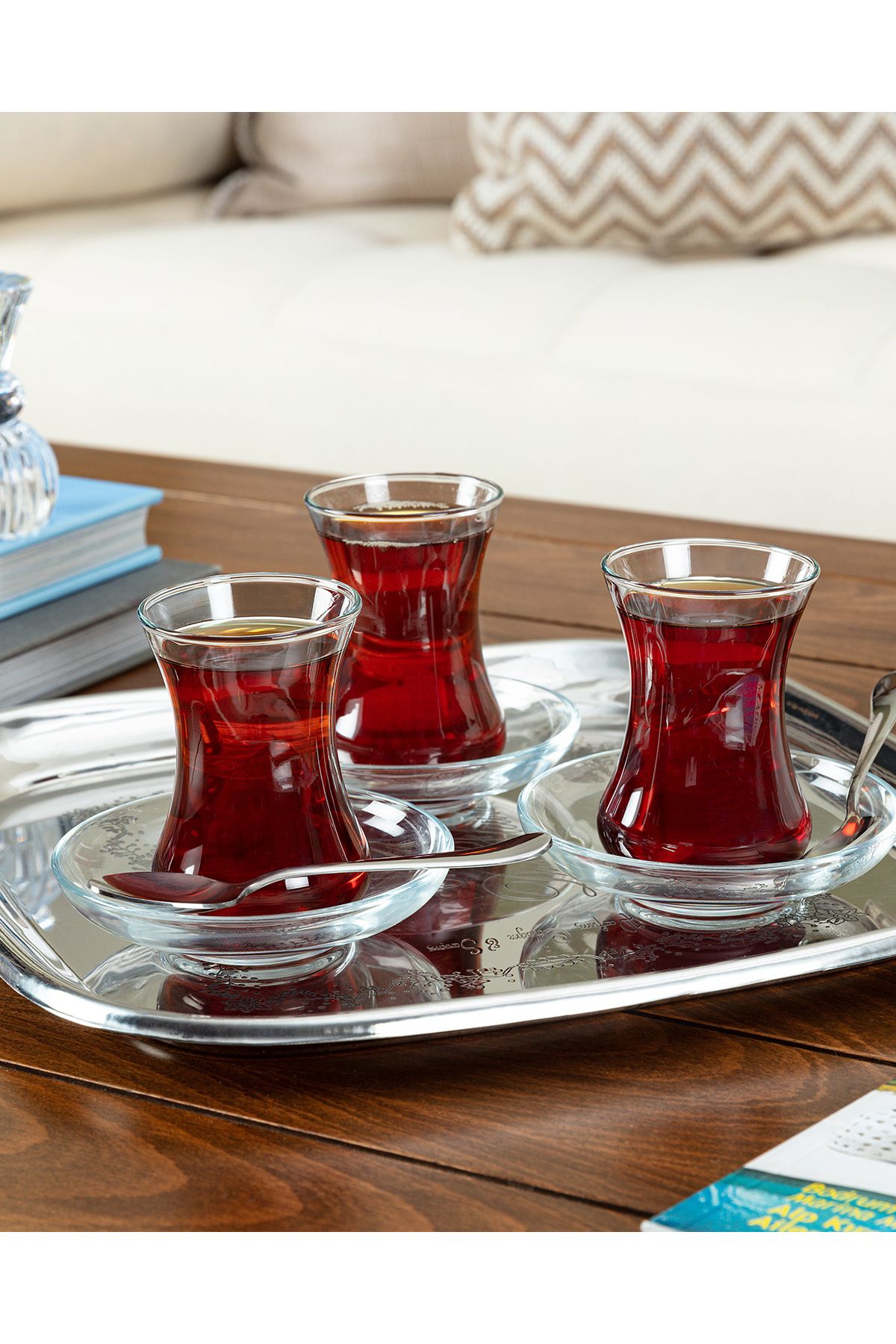 Madame Coco 1kcays0036139 Emprise 8'li Çay Bardağı Seti 108 Ml