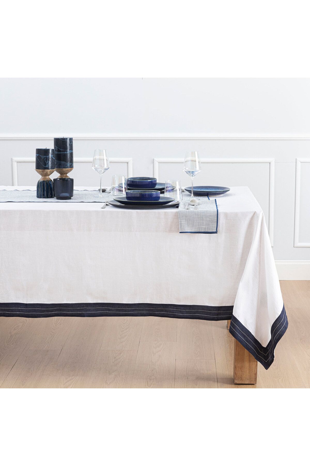 Chakra Vent Masa Örtüsü 160x240 cm Beyaz