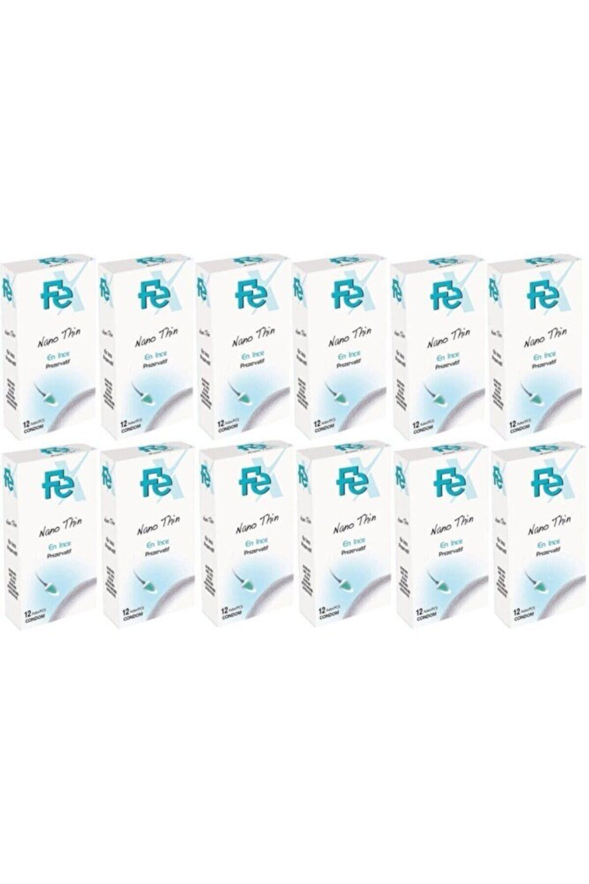 Fe Nano Thin En Ince Prezervatif 12'li (CONDOM) * 12 Paket 8693203016521-12