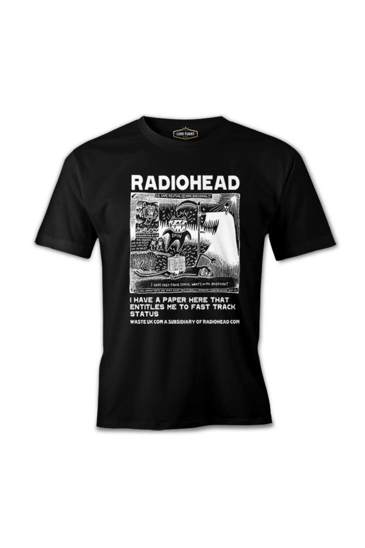 Lord T-Shirt Radiohead - DNA Breeding Siyah Erkek Tshirt