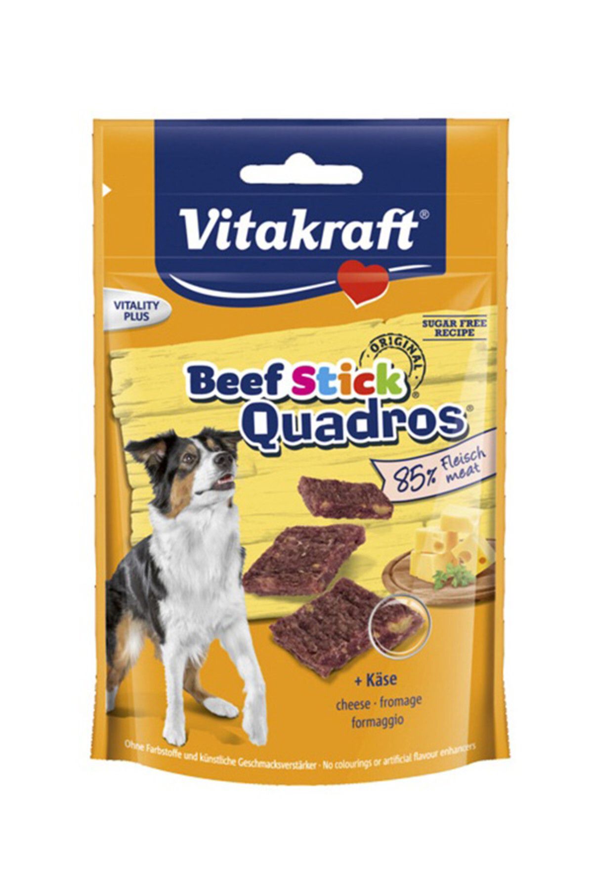 Vitakraft Beef Stick Quadros Peynirli Köpek Ödülü 70 gr