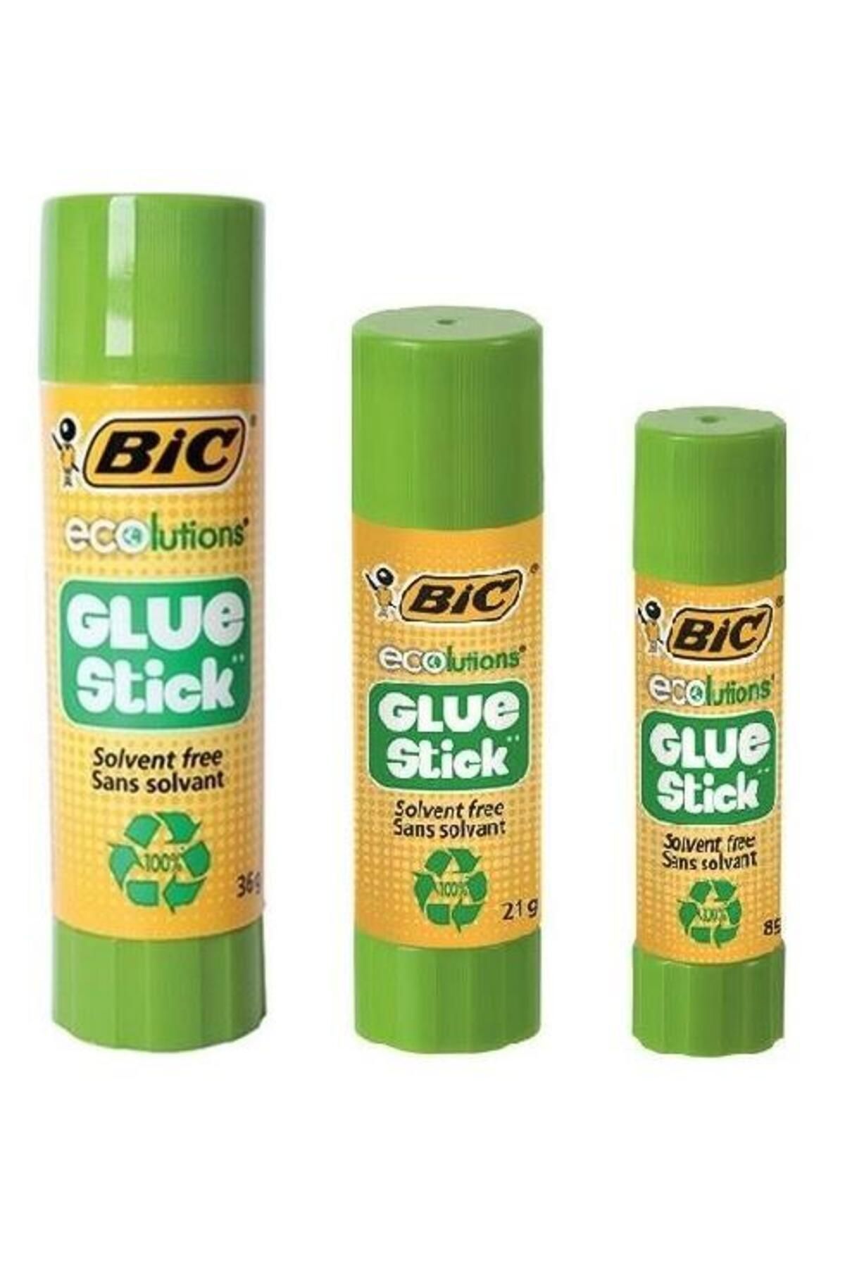 Bic Eco Glue Stick Yapıştırıcı 3 lü Set (8-21-36 gr)