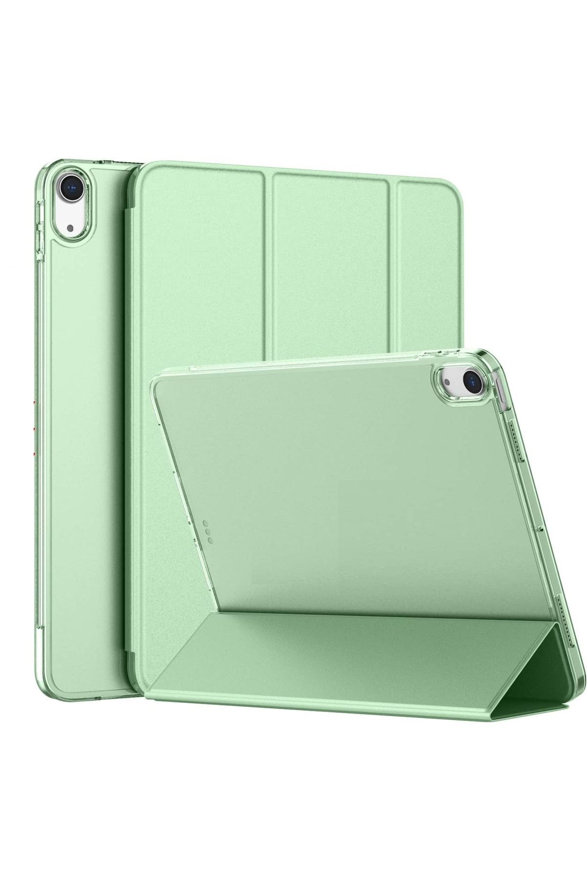 UnDePlus Ipad Pro 10.5 Uyumlu Kılıf Pu Deri Smart Case A1701 A1709 A1852 Açık Yeşil