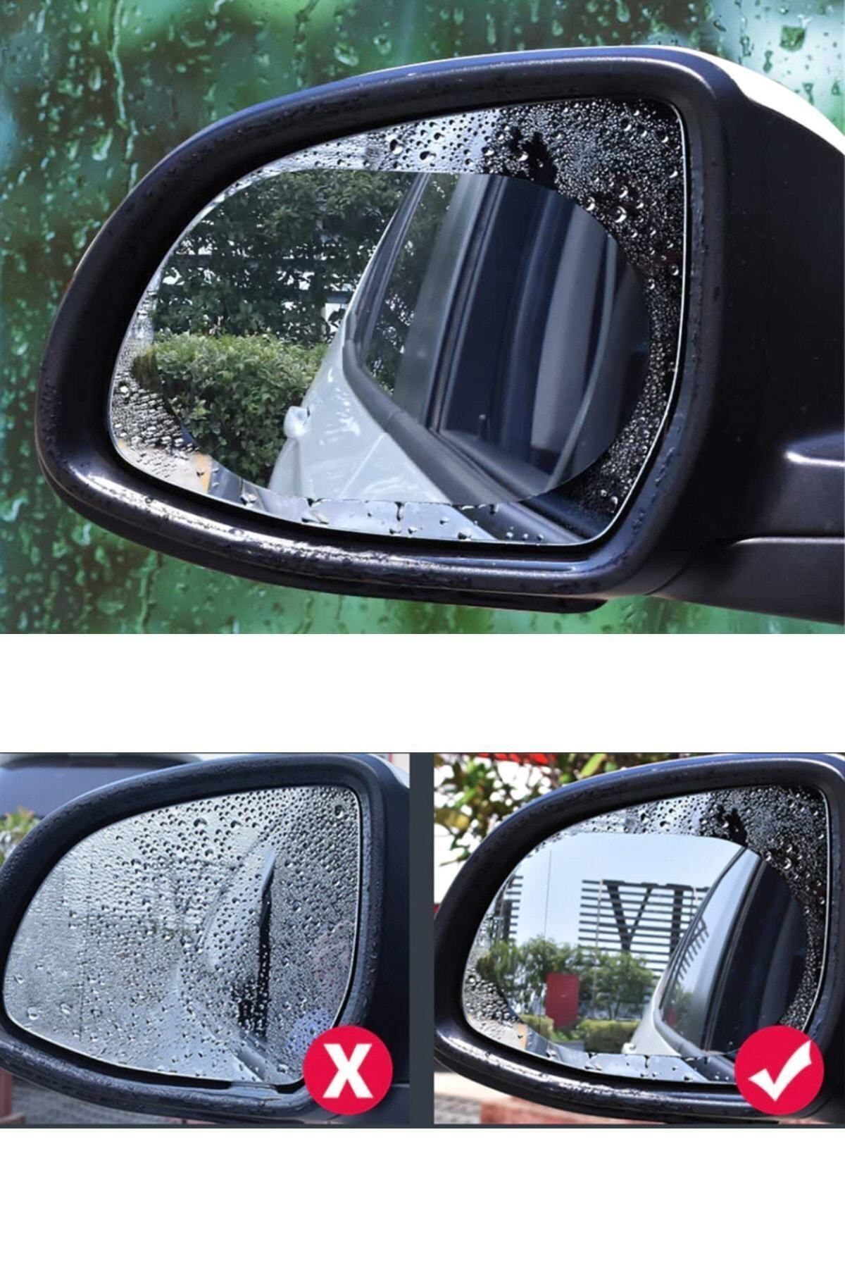 Mobee Oto Araba Yan Ayna Yağmur Kaydırıcı Film Pratik Sağlam