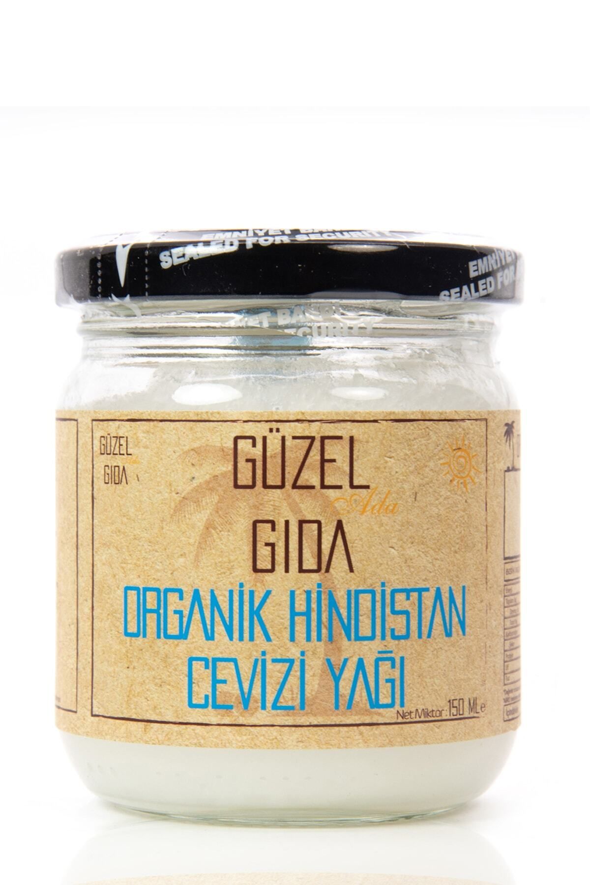 Güzel Ada Gıda Organik Hindistan Cevizi Yağı 150 Ml (soğuk Sıkım)