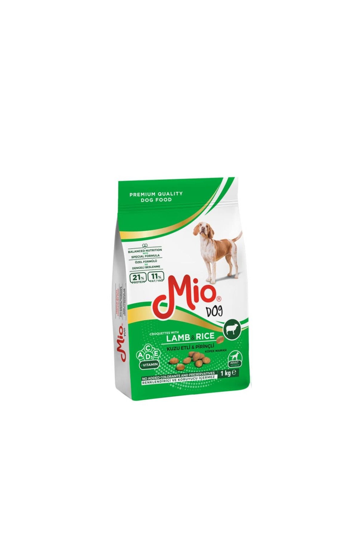 Mio Kuzu Etli & Pirinçli Köpek Maması 1 KG