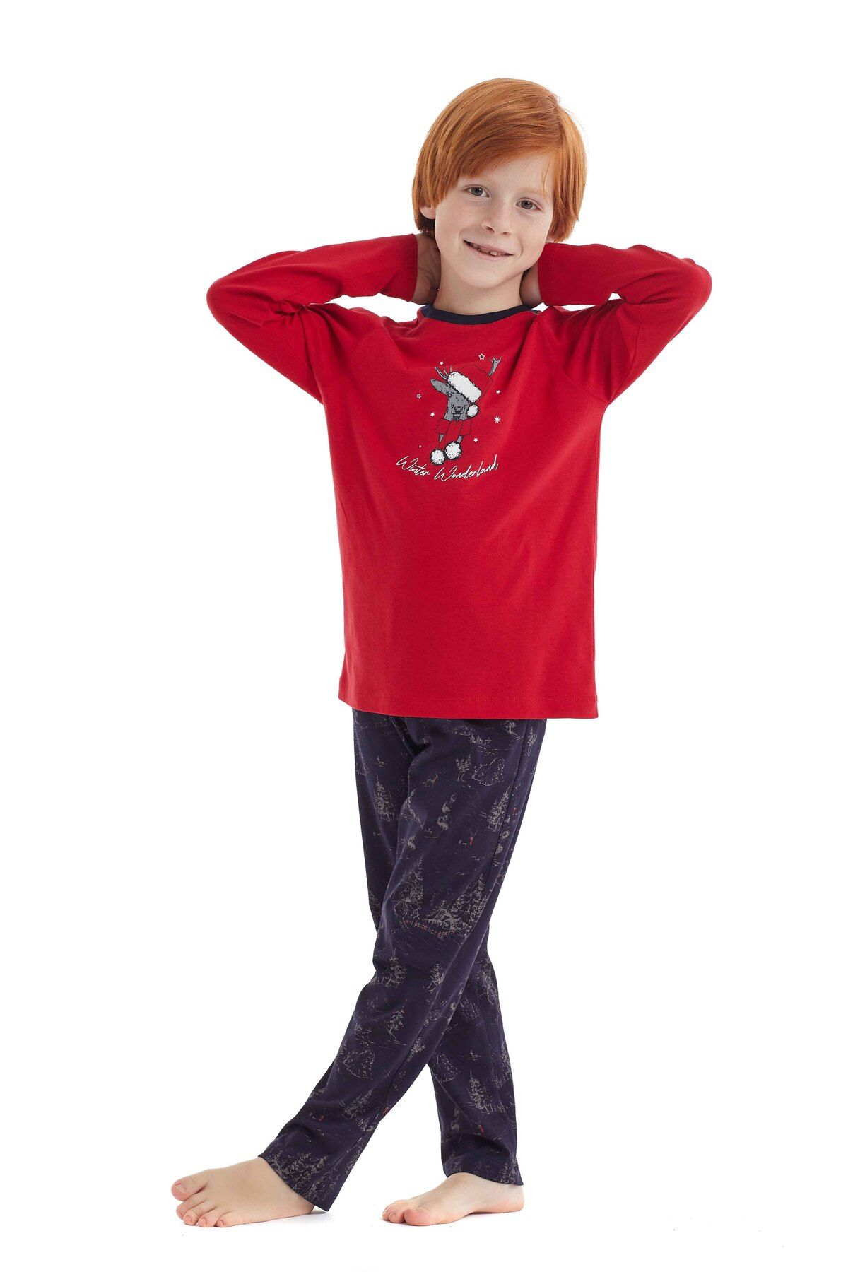 Blackspade Erkek Çocuk Kırmızı Pijama Takımı 40111