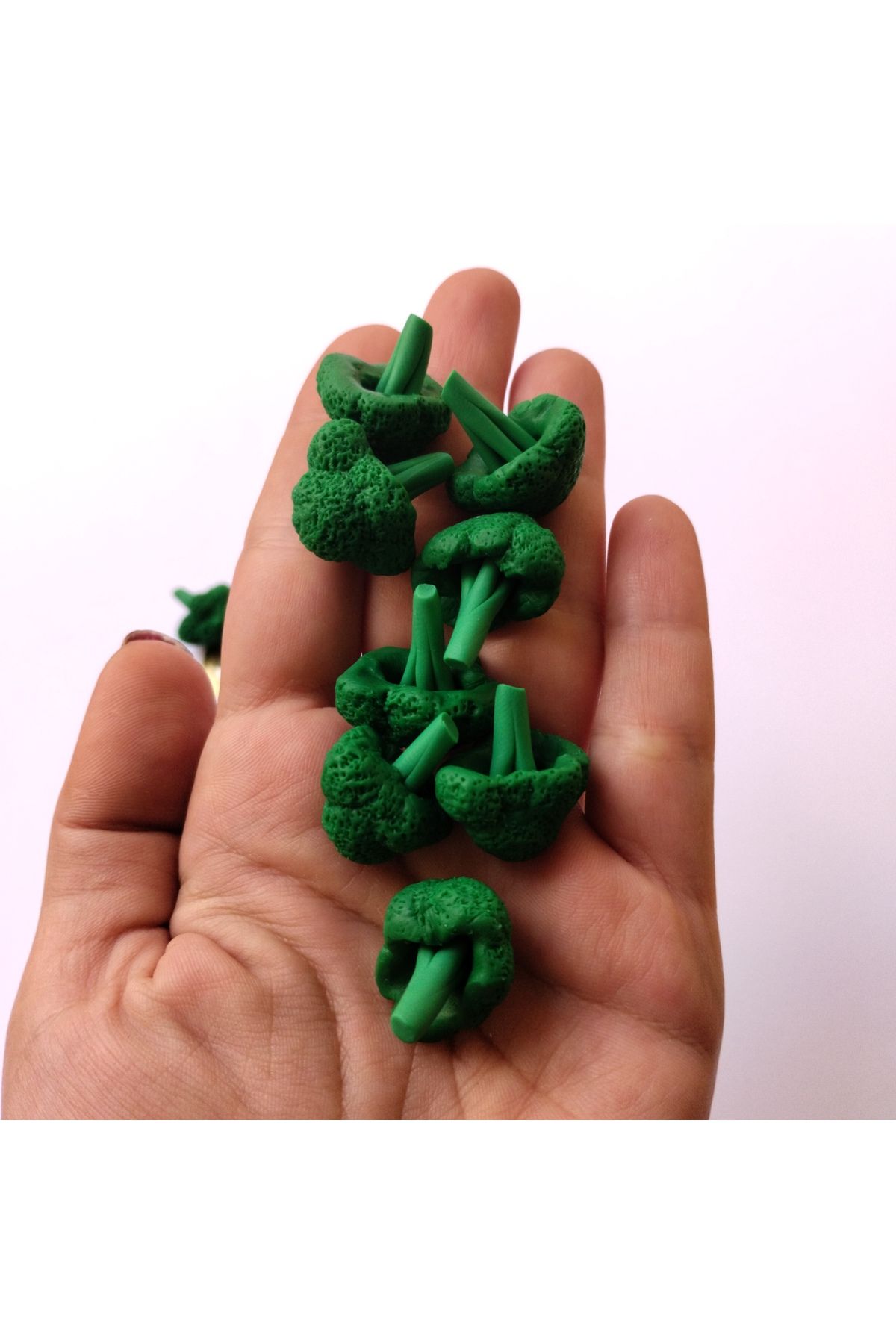 miniminikonsept minyatür el yapımı brokoli