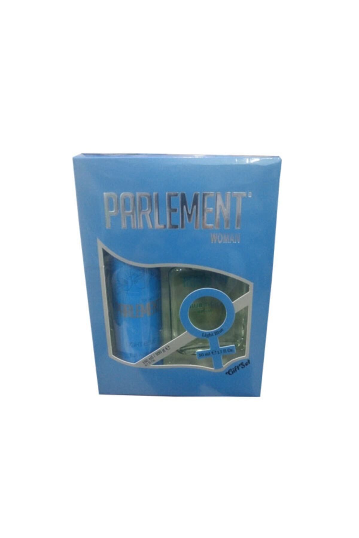 Parlement Light Blue Edt 50 ml Kadın Parfüm + 150 ml Deodorant Set 8681395080284MCY