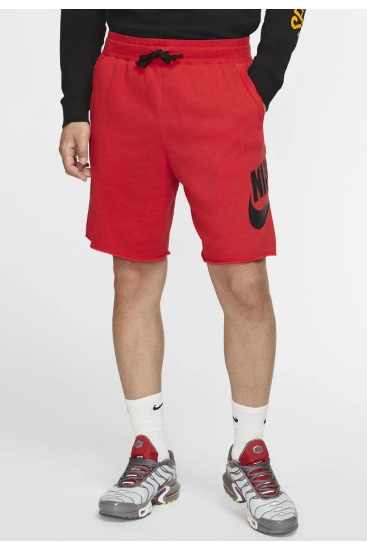 Nike Sportswear Club Alumni Shorts Fransız Havlu Kumaş Kırmızı Erkek Şortu