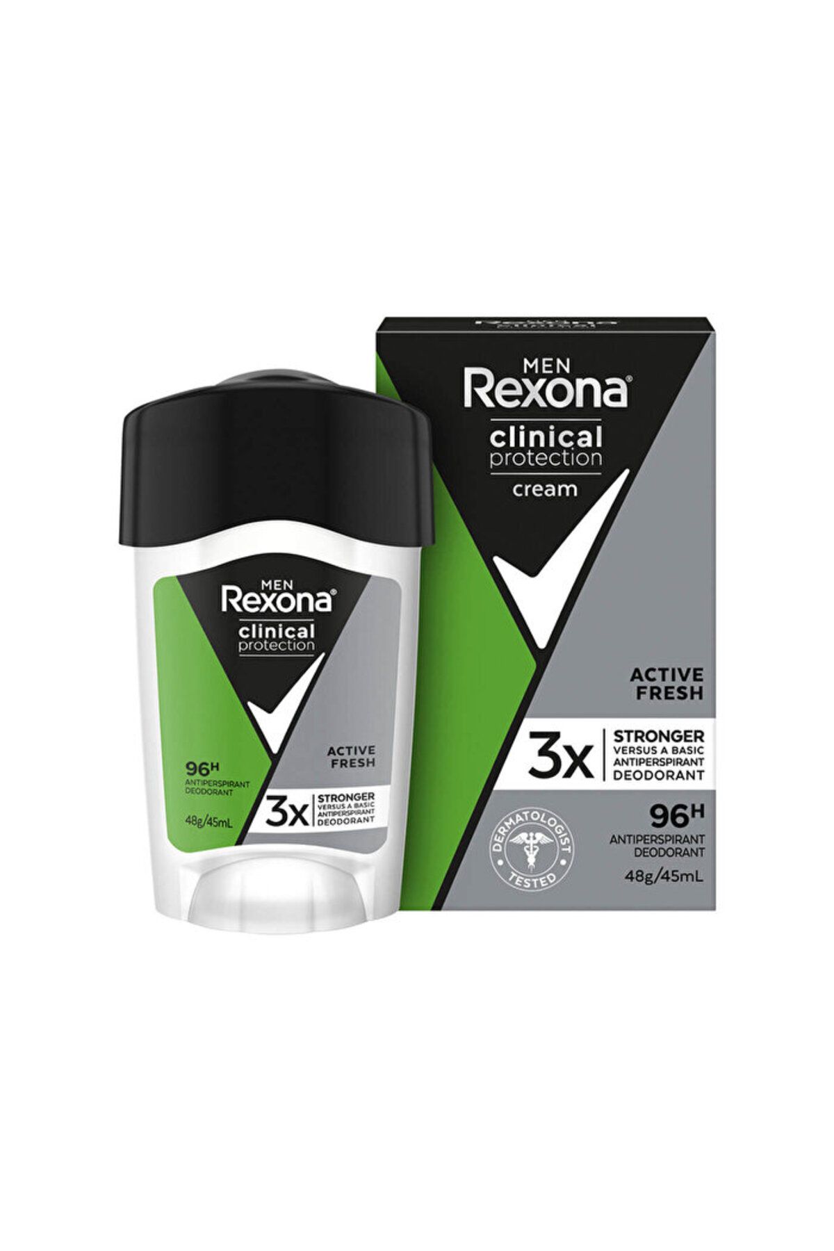 Rexona Krem Deodorant - Clinical Protection Active Fresh Men - 45 ml