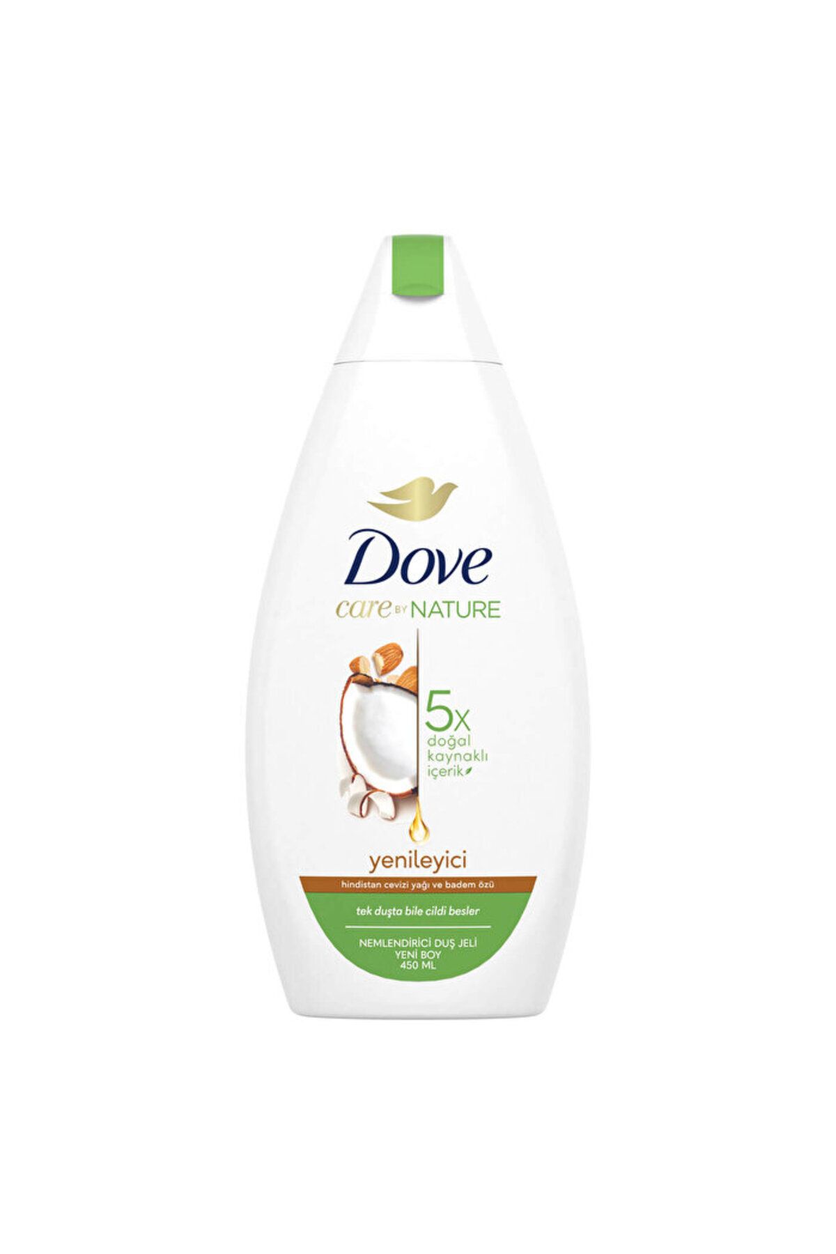 Dove Duş Jeli - Hindistan Cevizi Yağı ve Badem Sütü - 450 ml
