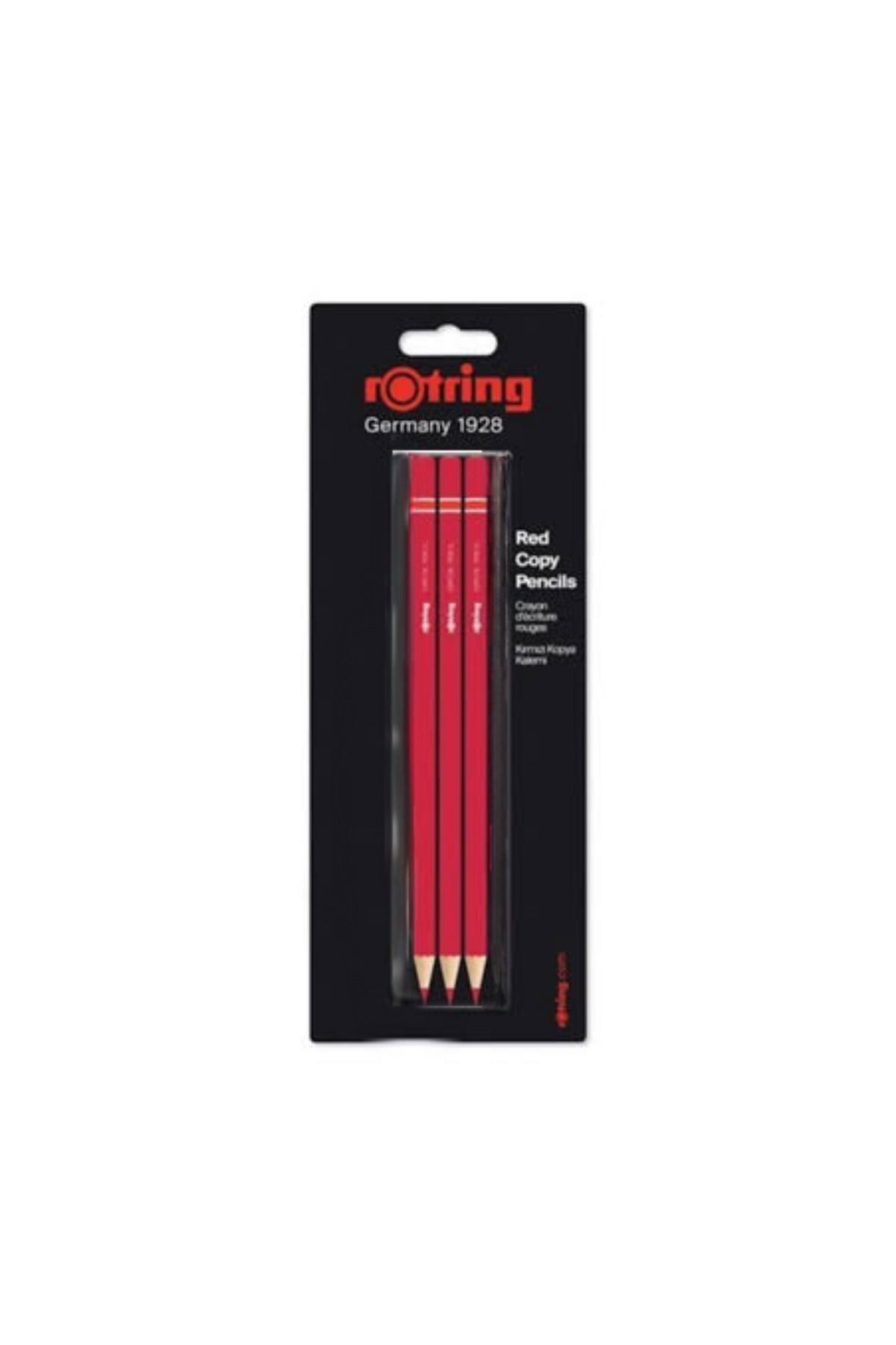Rotring Kırmızı kopya kalemi set ( 3 Lü paket )