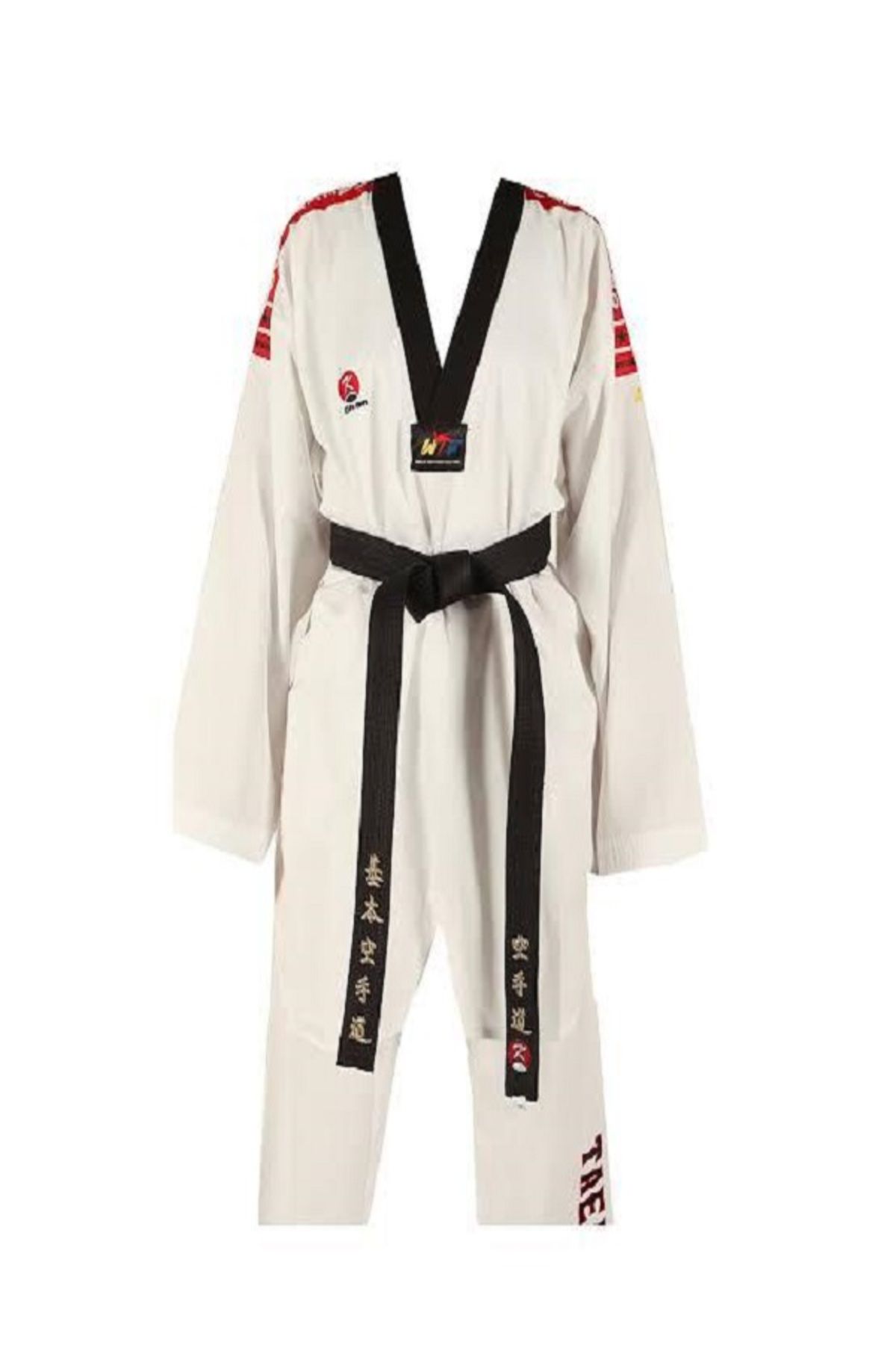 Kihon Siyah Yaka Taekwondo elbisesi