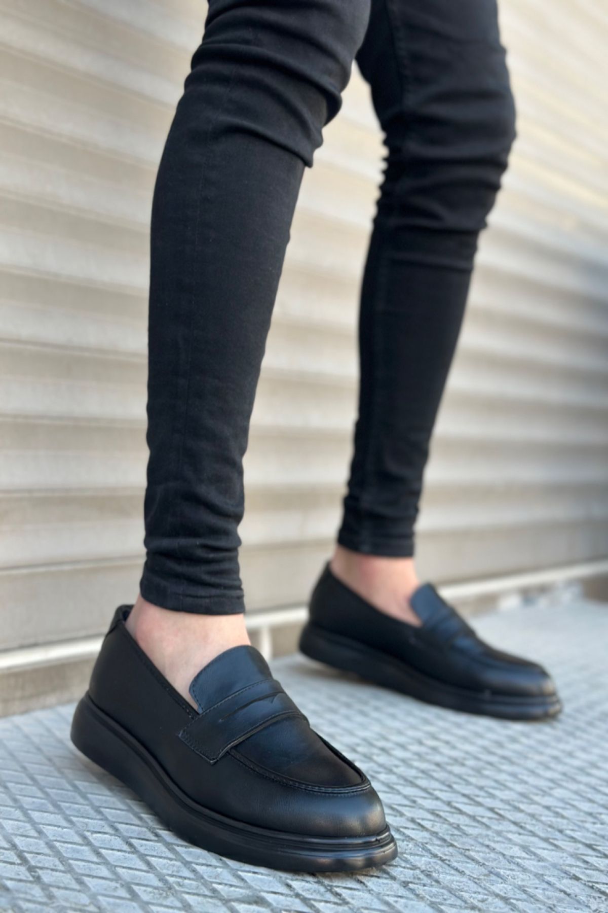 Mida Shoes Siyah Deri Erkek Klasik Ayakkabı