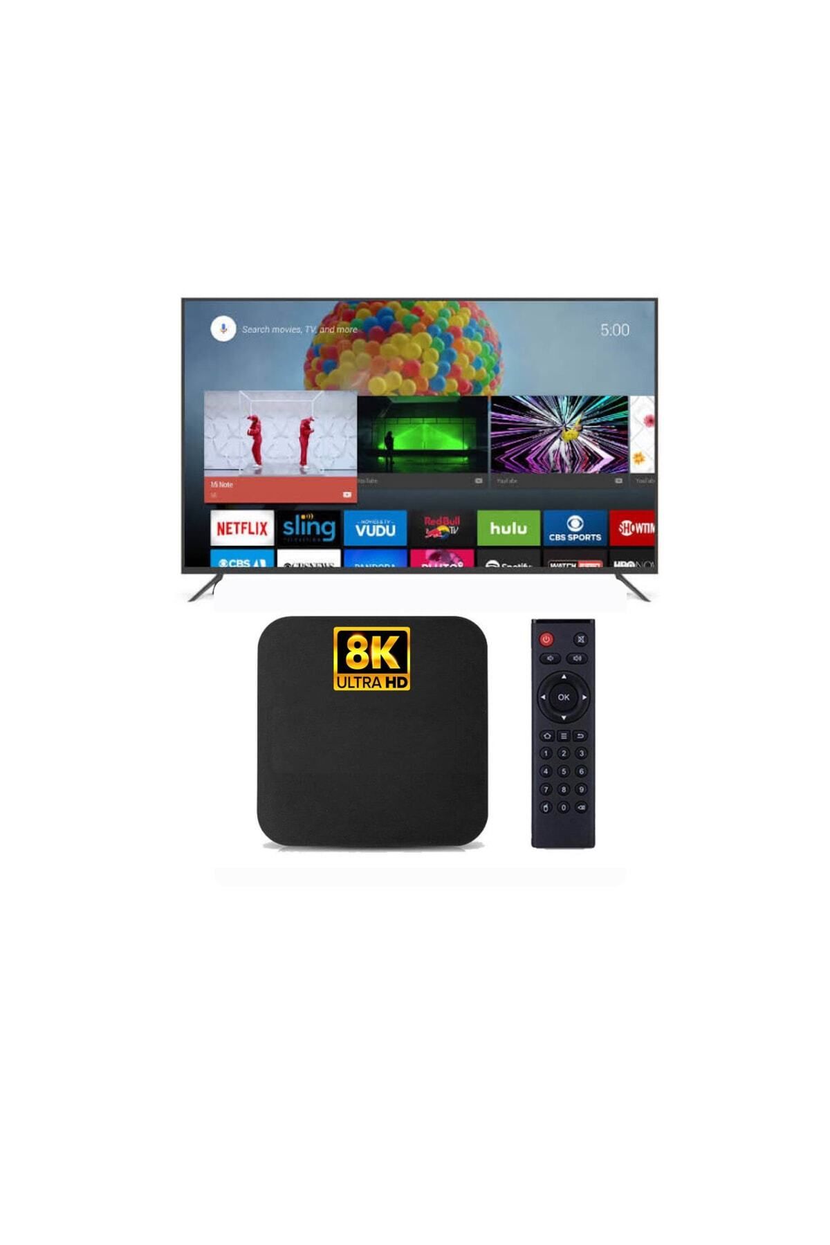 Smart Ultra Hd Android Tv Box / Tv Box - Full Paket Yayın Hediyeli - Media Player