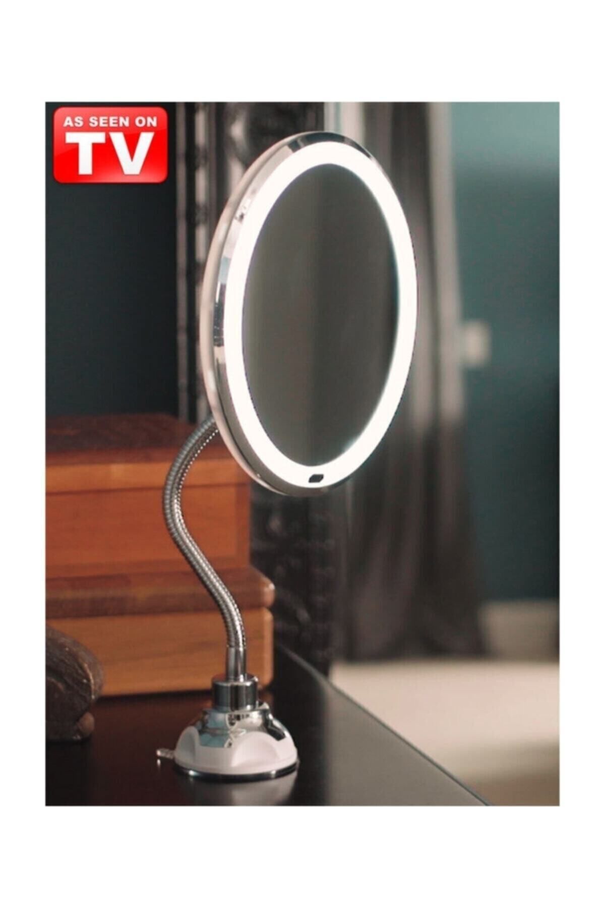 Parmeva Led Işıklı Makyaj Aynası Esnek 10x Büyüteçli