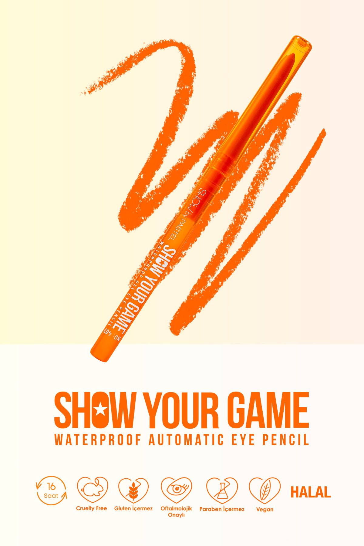 Show Your Game Waterproof Gel Eye Pencil - Jel Göz Kalemi 407_7