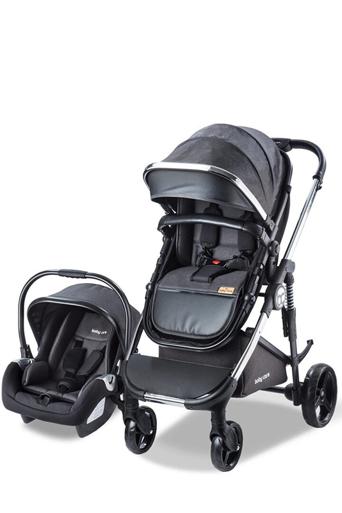 Baby Care Bc-440 Collarado Chrome Travel Puset Siyah ( S )
