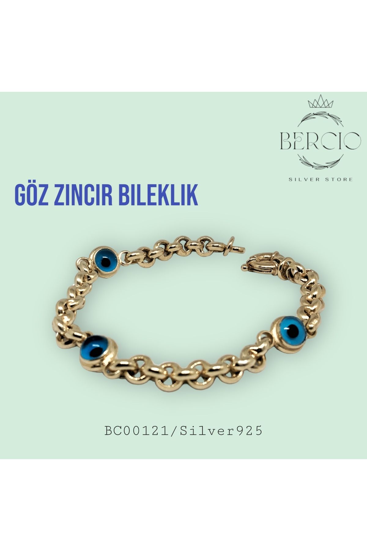 BerCio Store Göz Zincir Bileklik