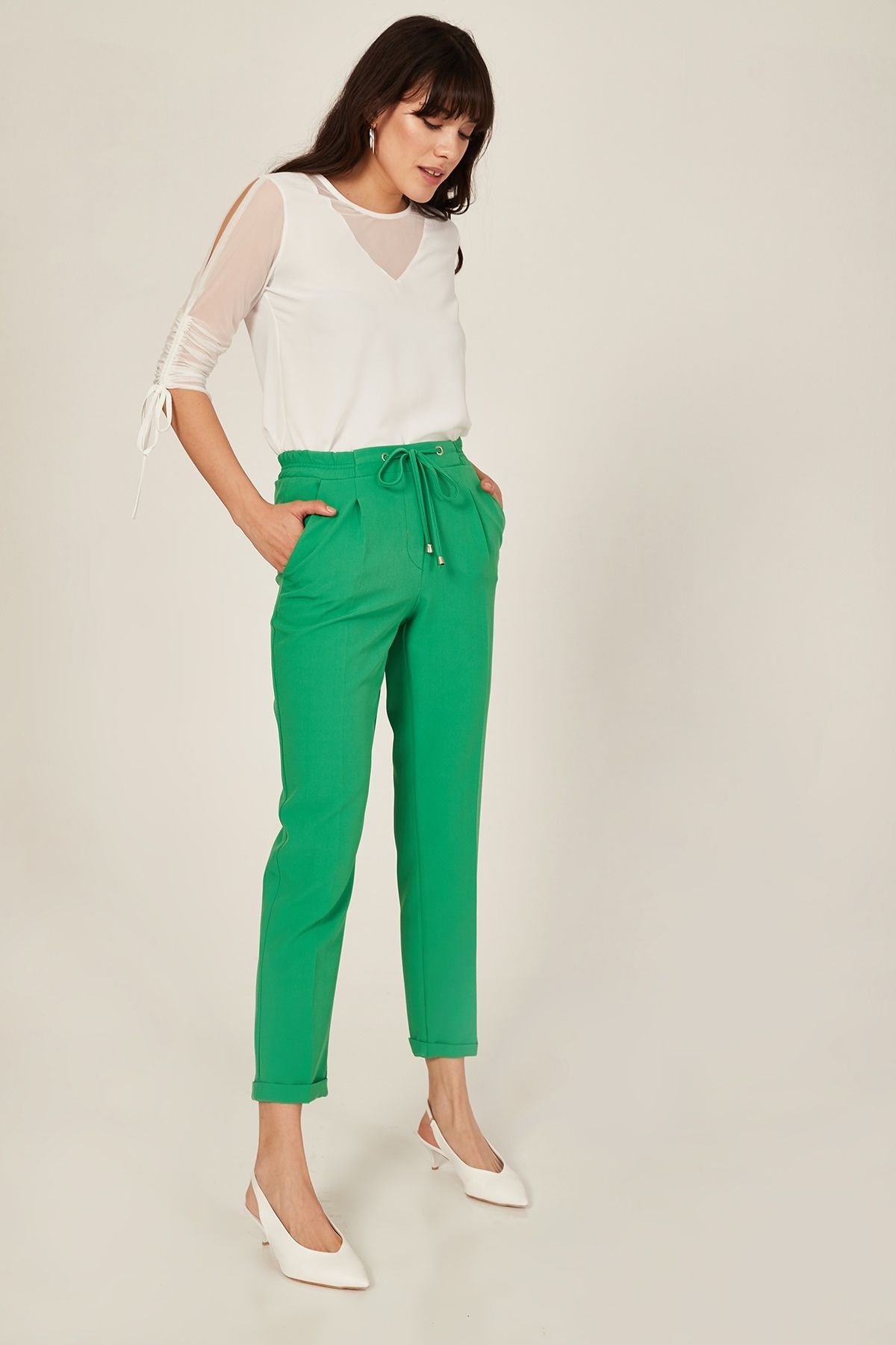 Lafaba Kadın Yeşil Pantolon