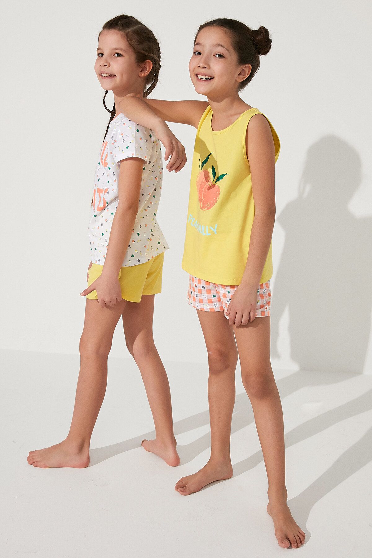 Penti Kız Çocuk Little Fruits 4lü Pijama Takımı