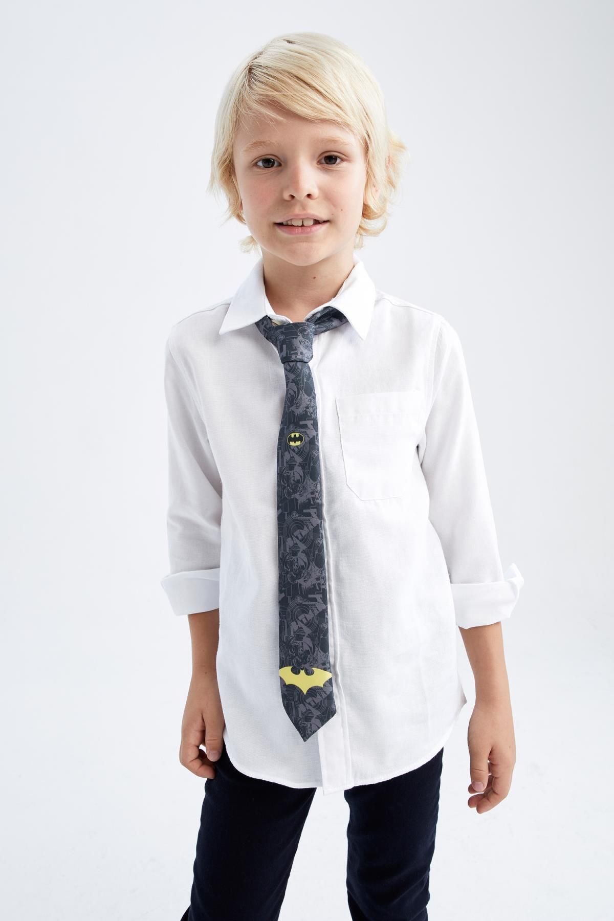Defacto Erkek Çocuk Okula Dönüş Oxford Uzun Kollu Gömlek