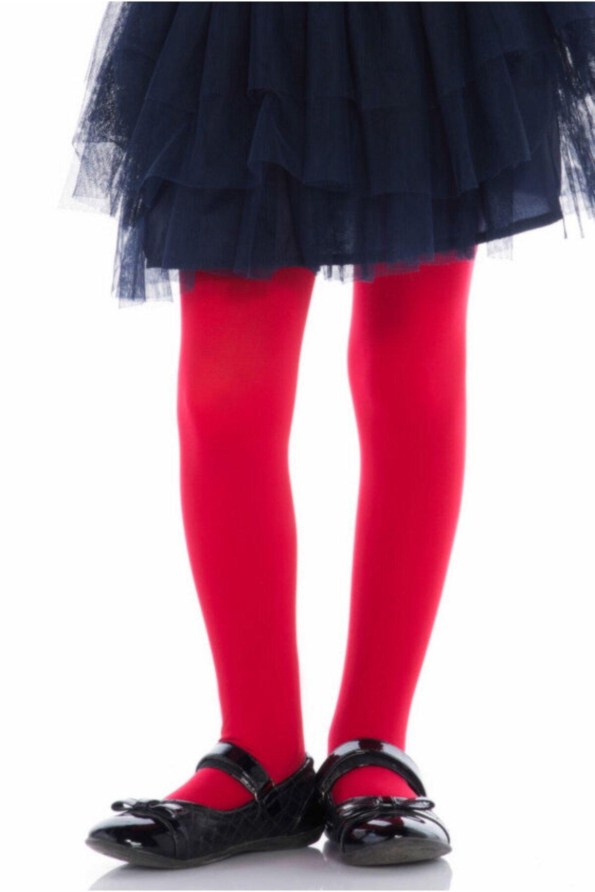 Penti Kırmızı Kız Çocuk Micro 40 Külotlu Çorap