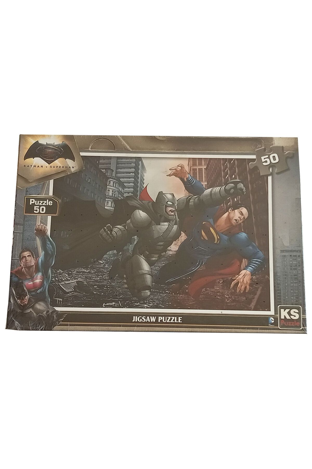 DİSNEY Batman ve Superman Çocuk Puzzle 50 Parça Süpermen