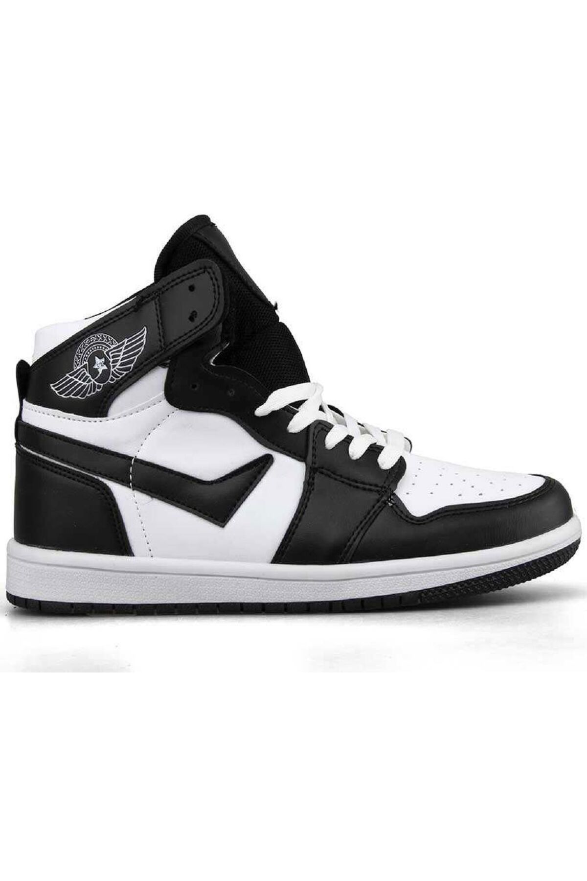 orkistore Unisex Beyaz Siyah Bilekli Spor Ayakkabı
