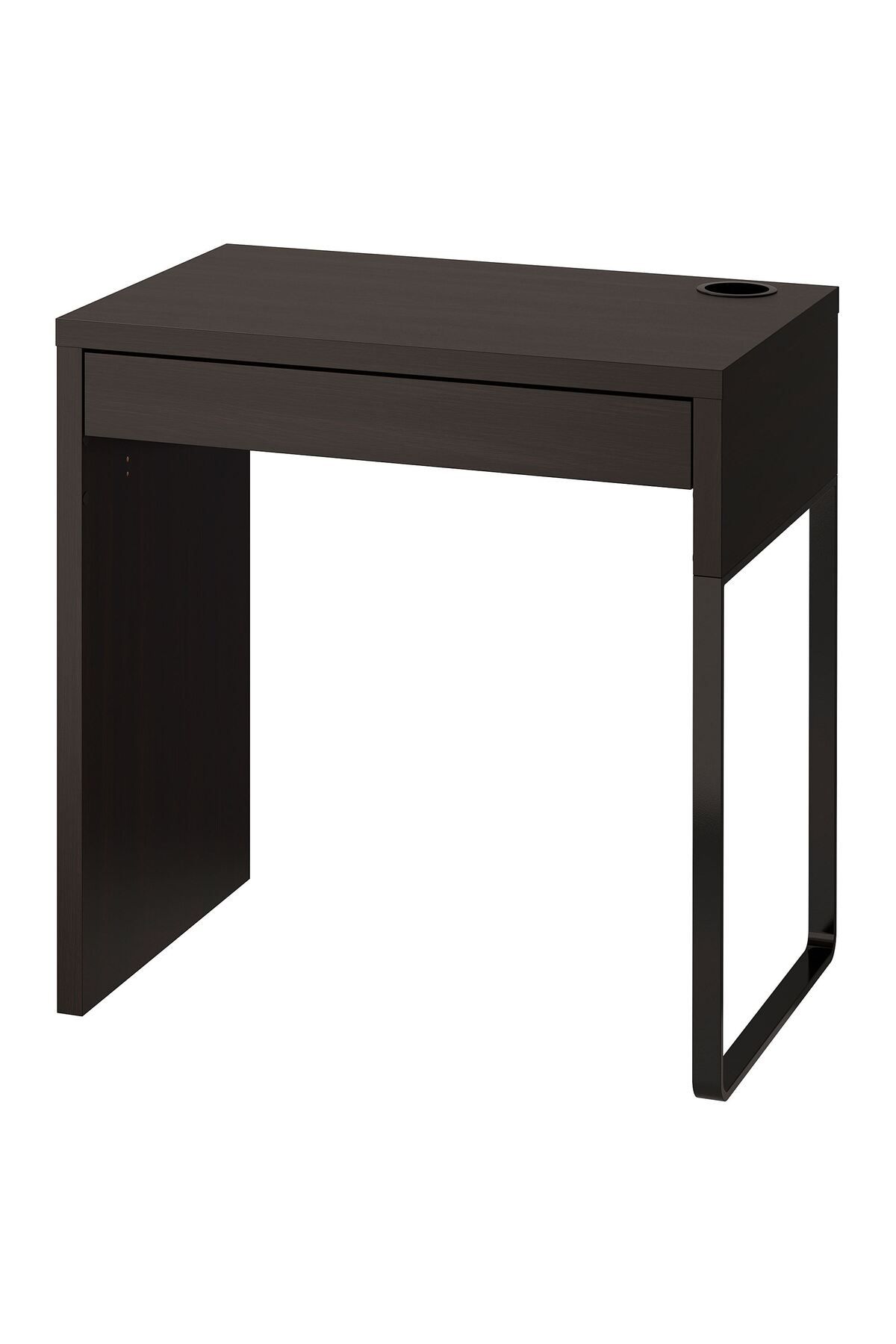 IKEA MICKE çalışma masası, beyaz/siyah, 73x50 cm 302.130.76/202.447.47