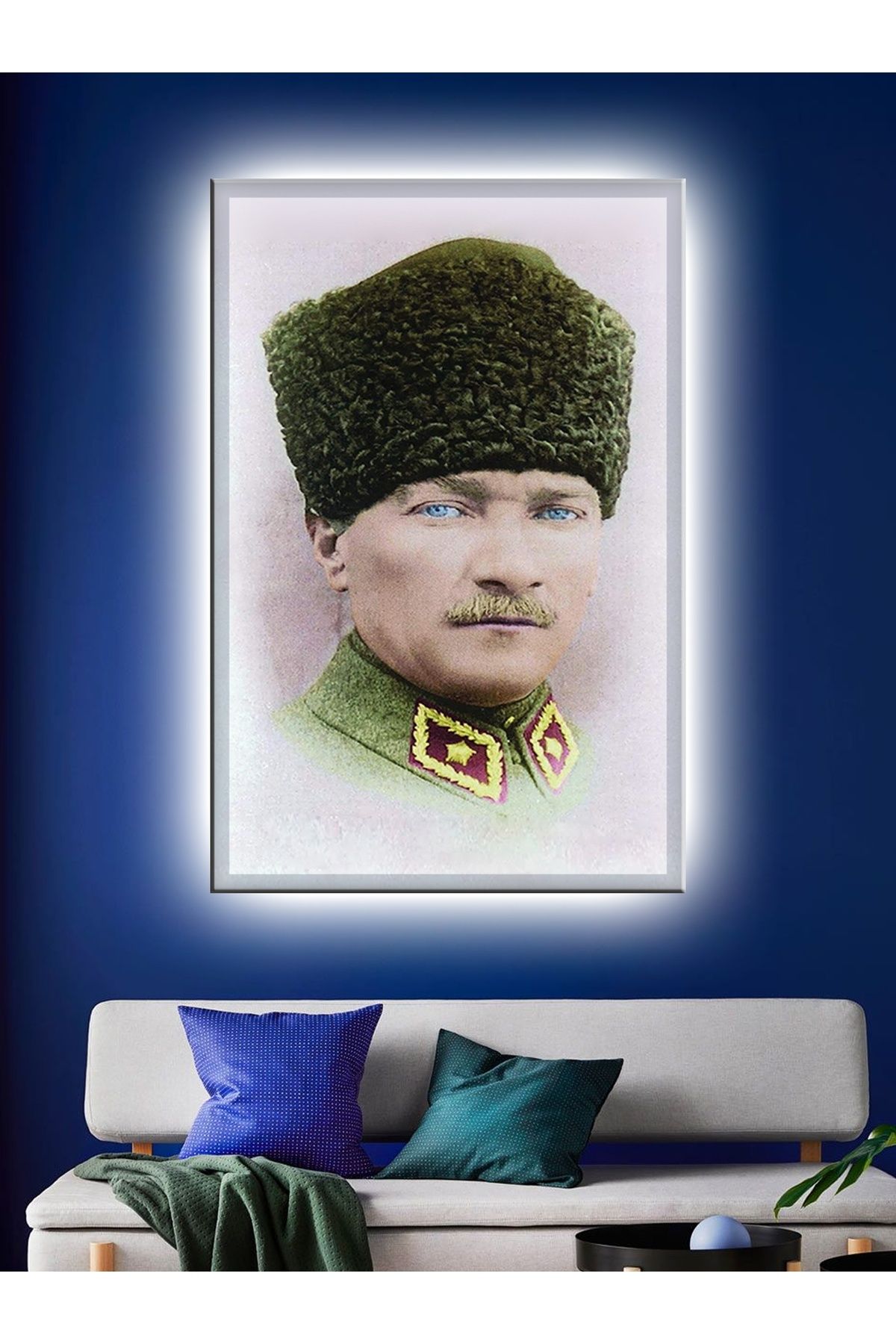 Genel Markalar Led Işıklı Atatürk Misafir Odası