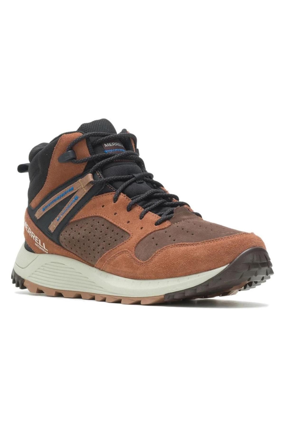 Merrell J067299-M Wi?ldwood Sneaker Boot Mi?d Wp Kahverengi? Erkek Spor Ayakkabı