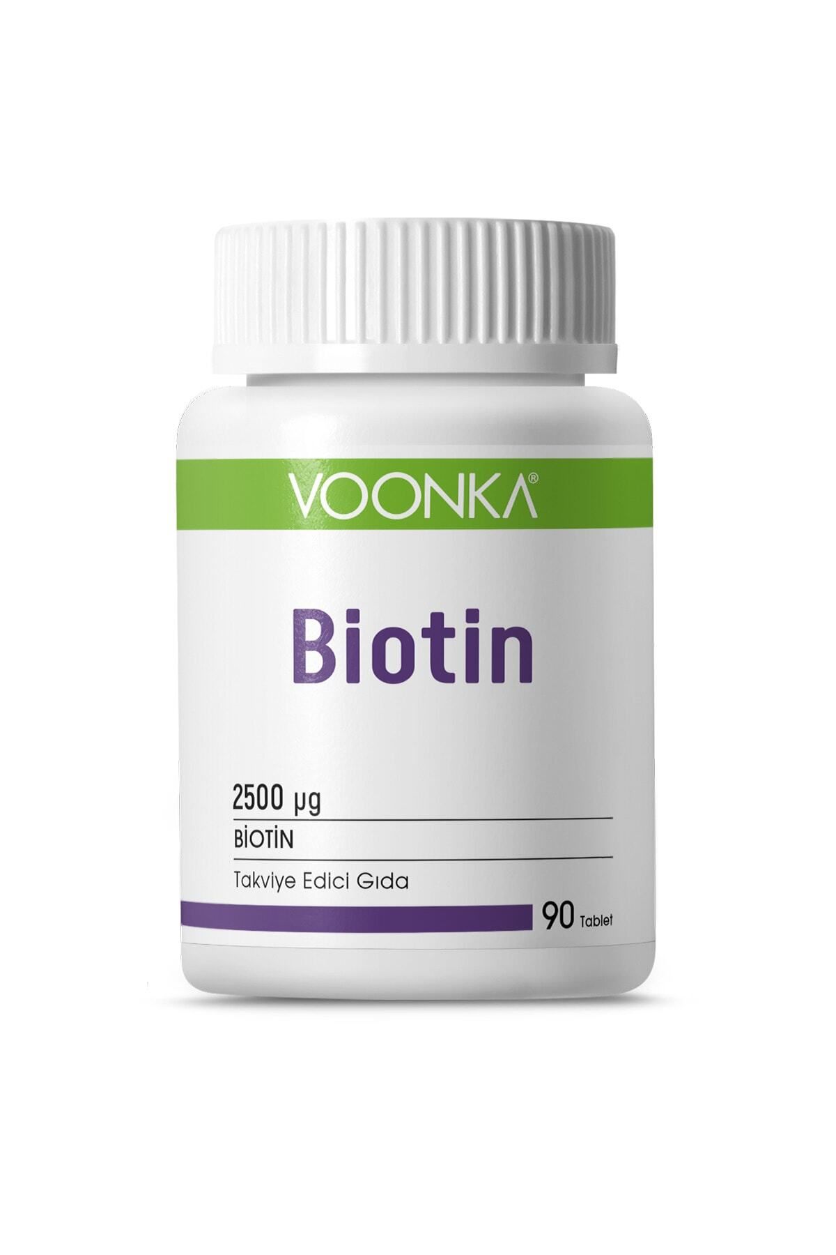 Voonka Biotin 2500 Mg 90 Tablet