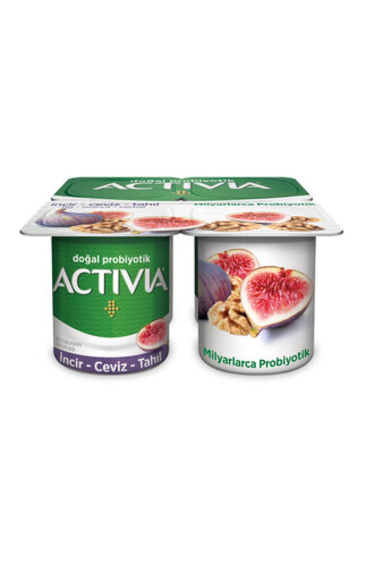 Activia Doğal Probiyotik İncir&Ceviz&Tahıl Yoğurt 4X100 G ( ACTİVİA ÇİLEKLİ 4 * 100 GRAM )