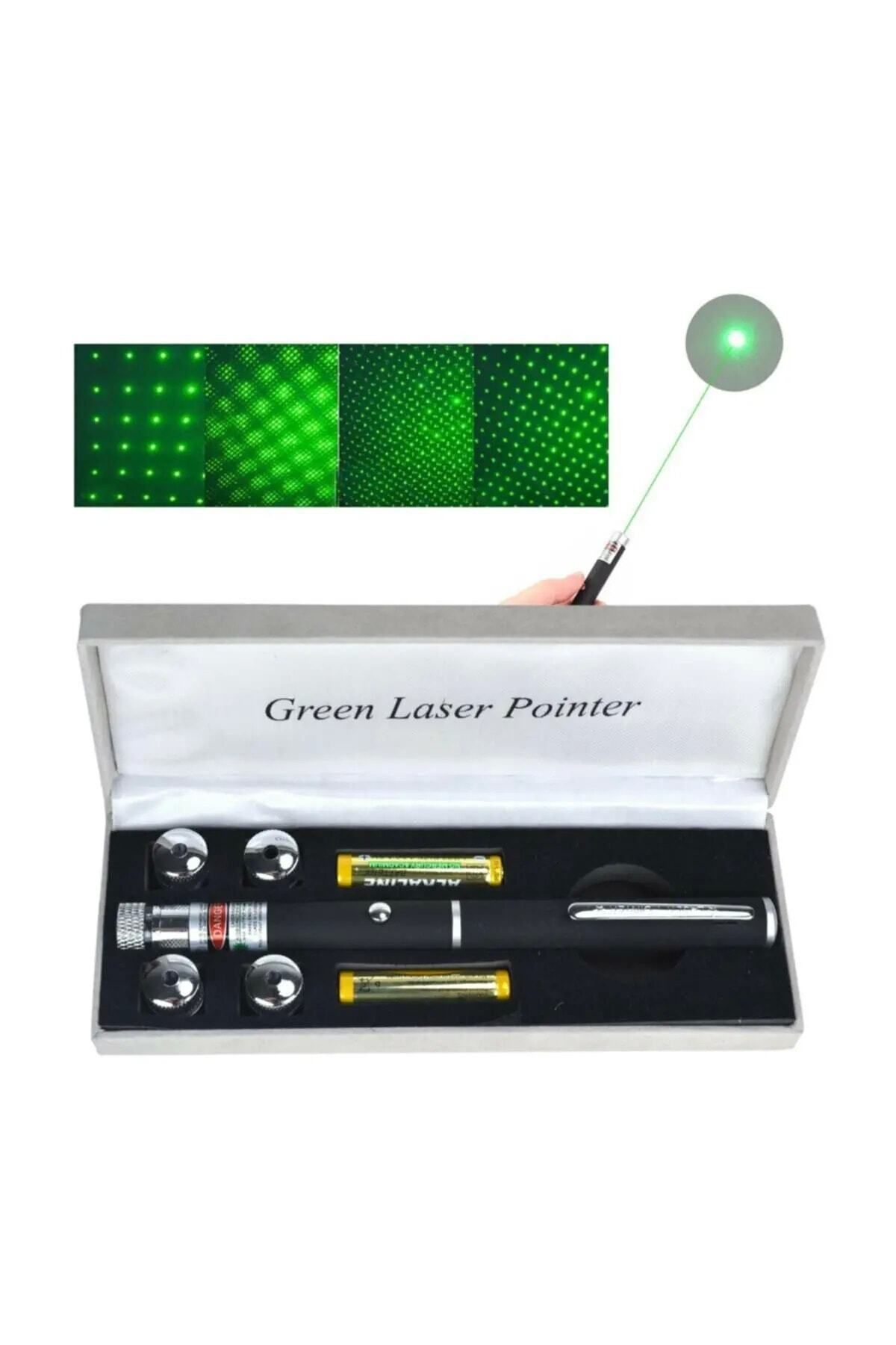 Mobee Lazer Yeşil Pointer 10 Km Menzil Kalem Lazer