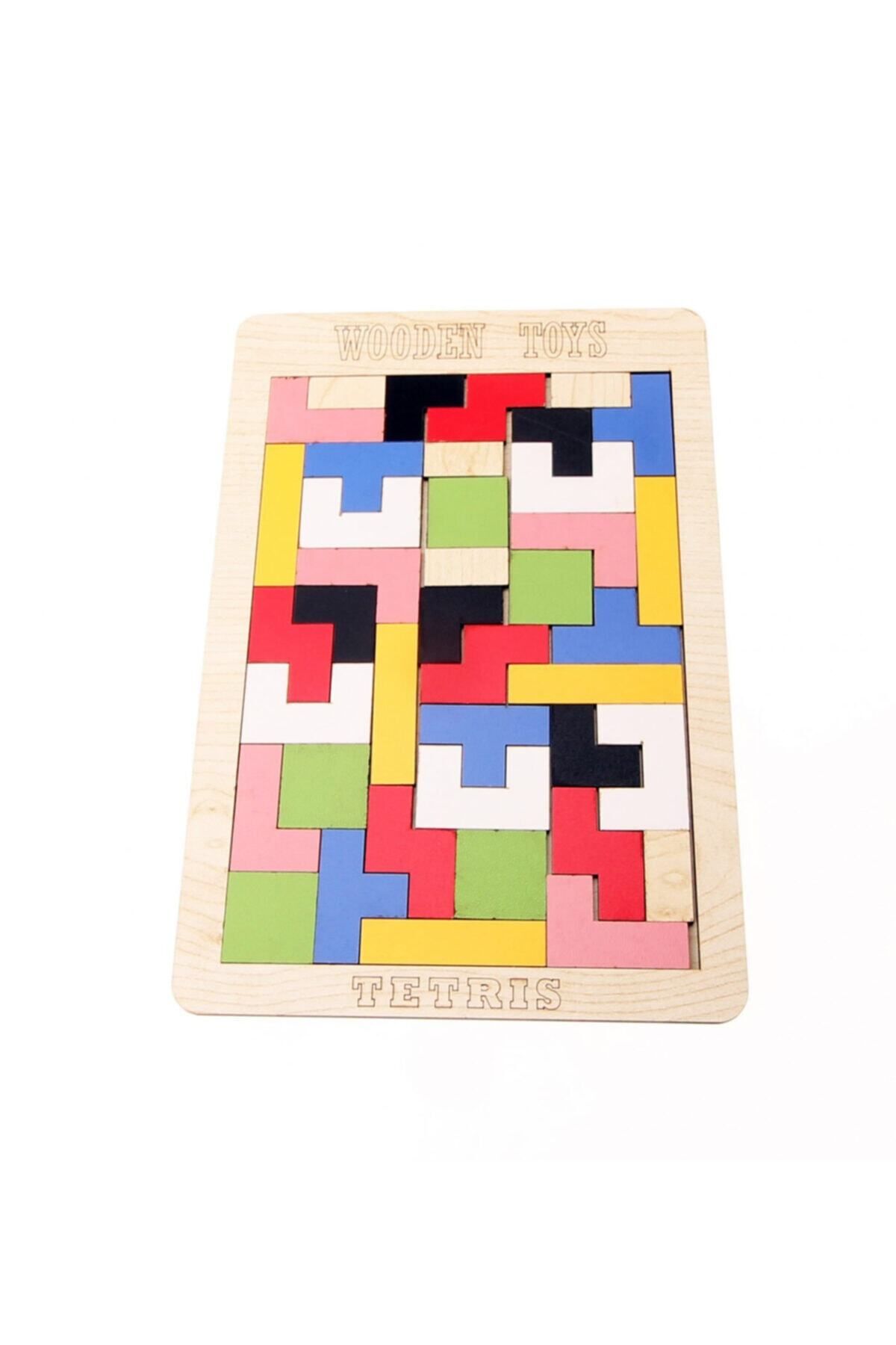 Wooden Toys Partioyunevi Ahşap Tetris Oyunu 41 Parça