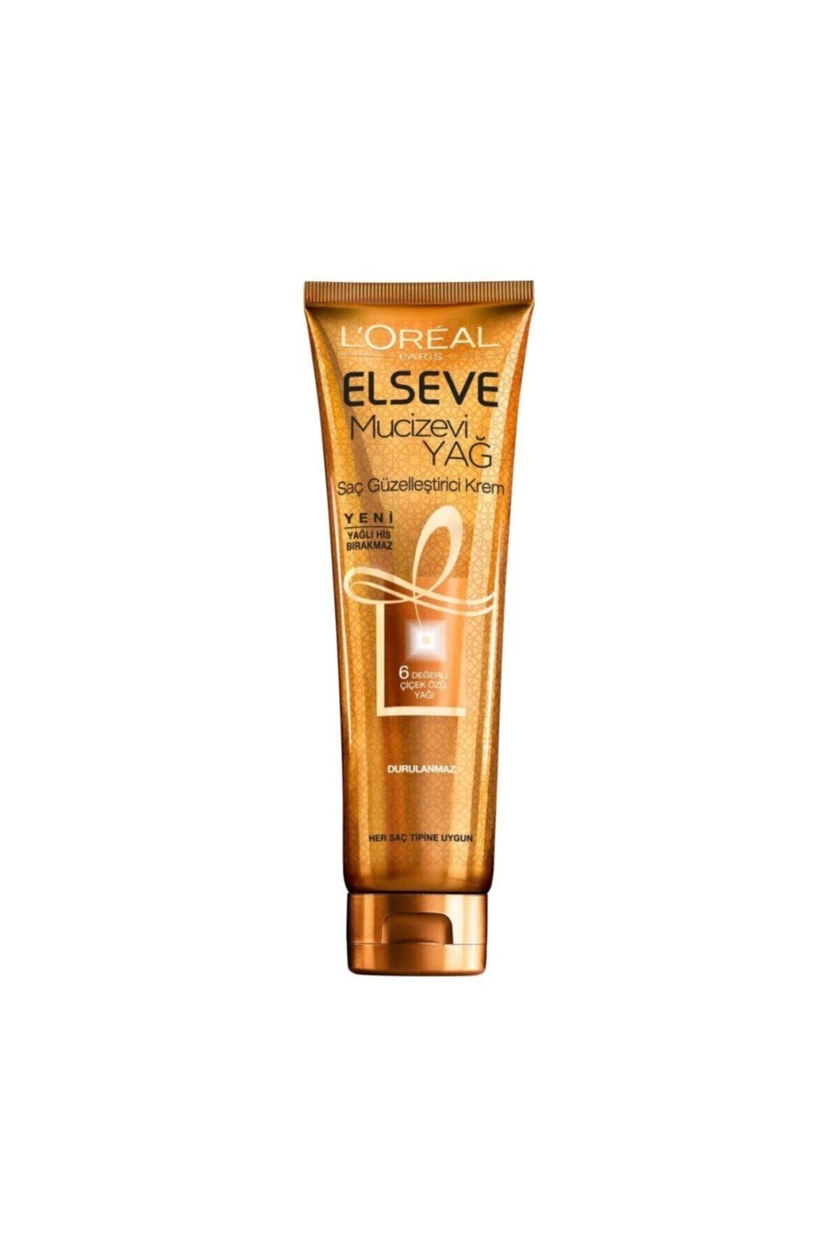 Elseve L'oréal Paris Mucizevi Yağ Saç Güzelleştirici Krem 150 Ml Saklı Güzellik--35