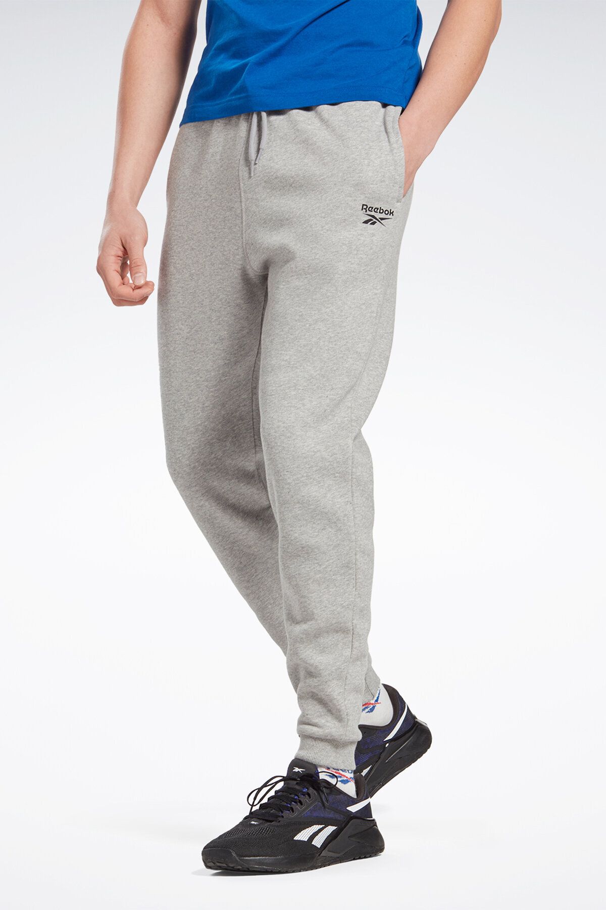 Reebok RI Left Leg Jogger GRI MELANJ Erkek Eşofman Altı