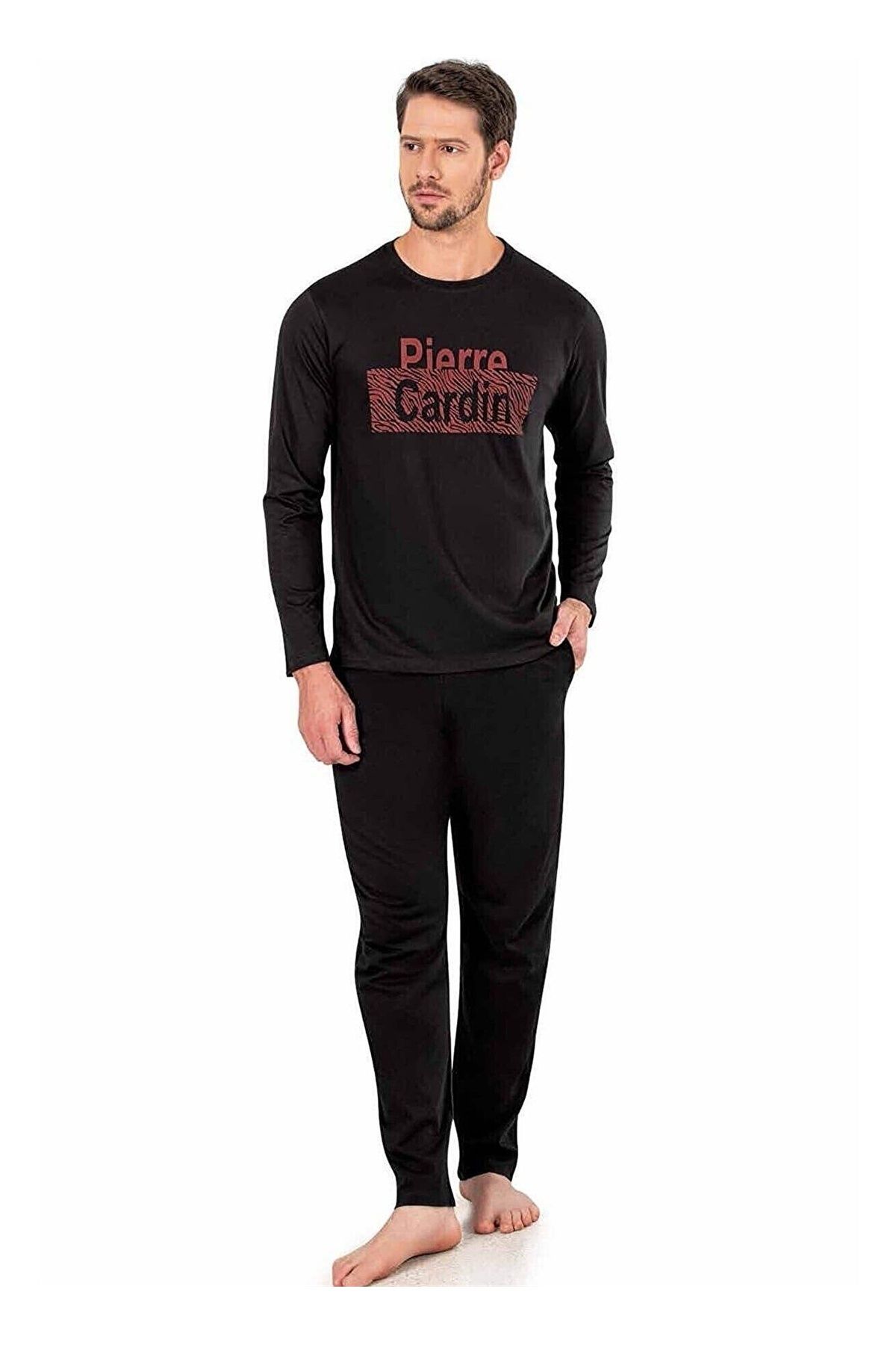 Pierre Cardin 6004 Uzun Kollu Kışlık Erkek Pijama Takımı