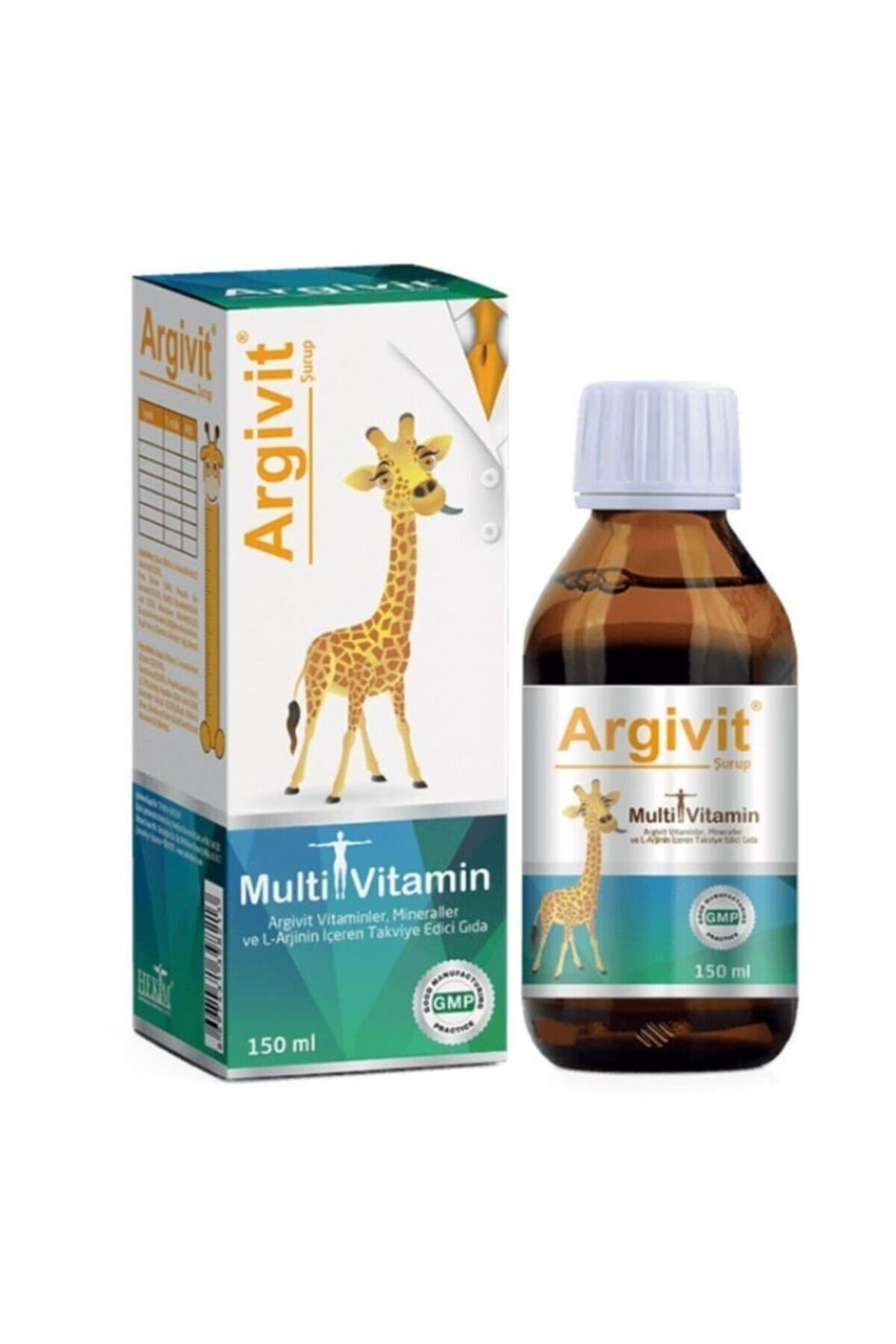 Argivit Vitamin Mineral L-arjinin Şurup 150 ml