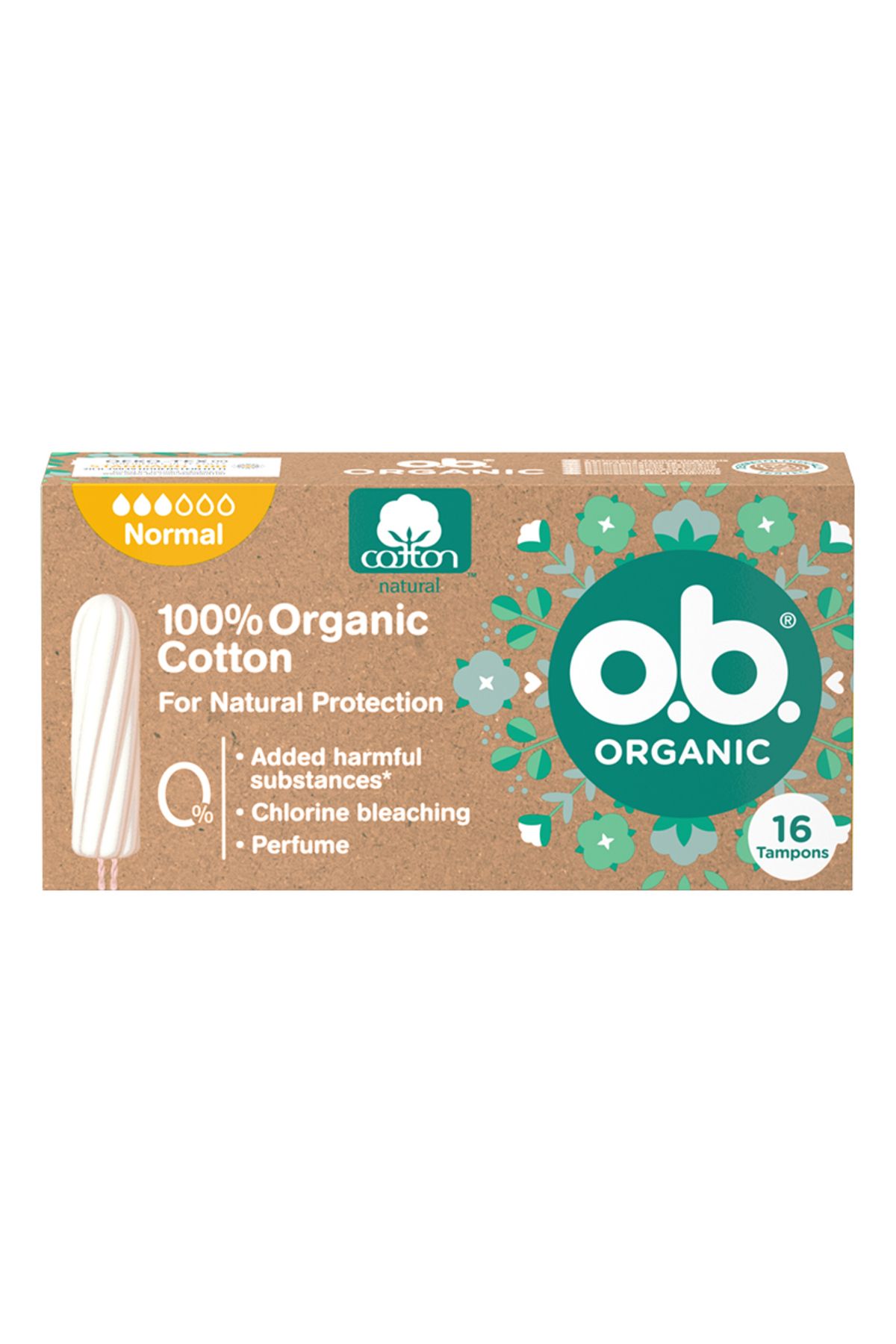 o.b. O.B Organic Normal Tampon 16'lı