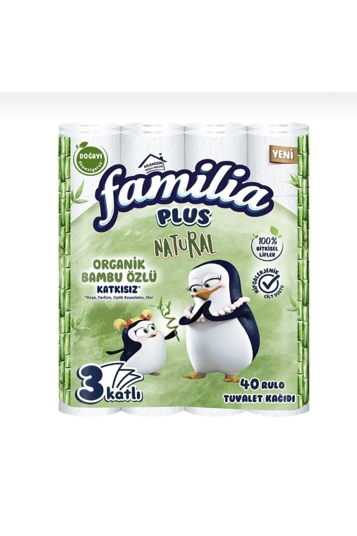 Familla Familia Plus Natural Tuvalet Kağıdı 40'lı 3 - Katlı