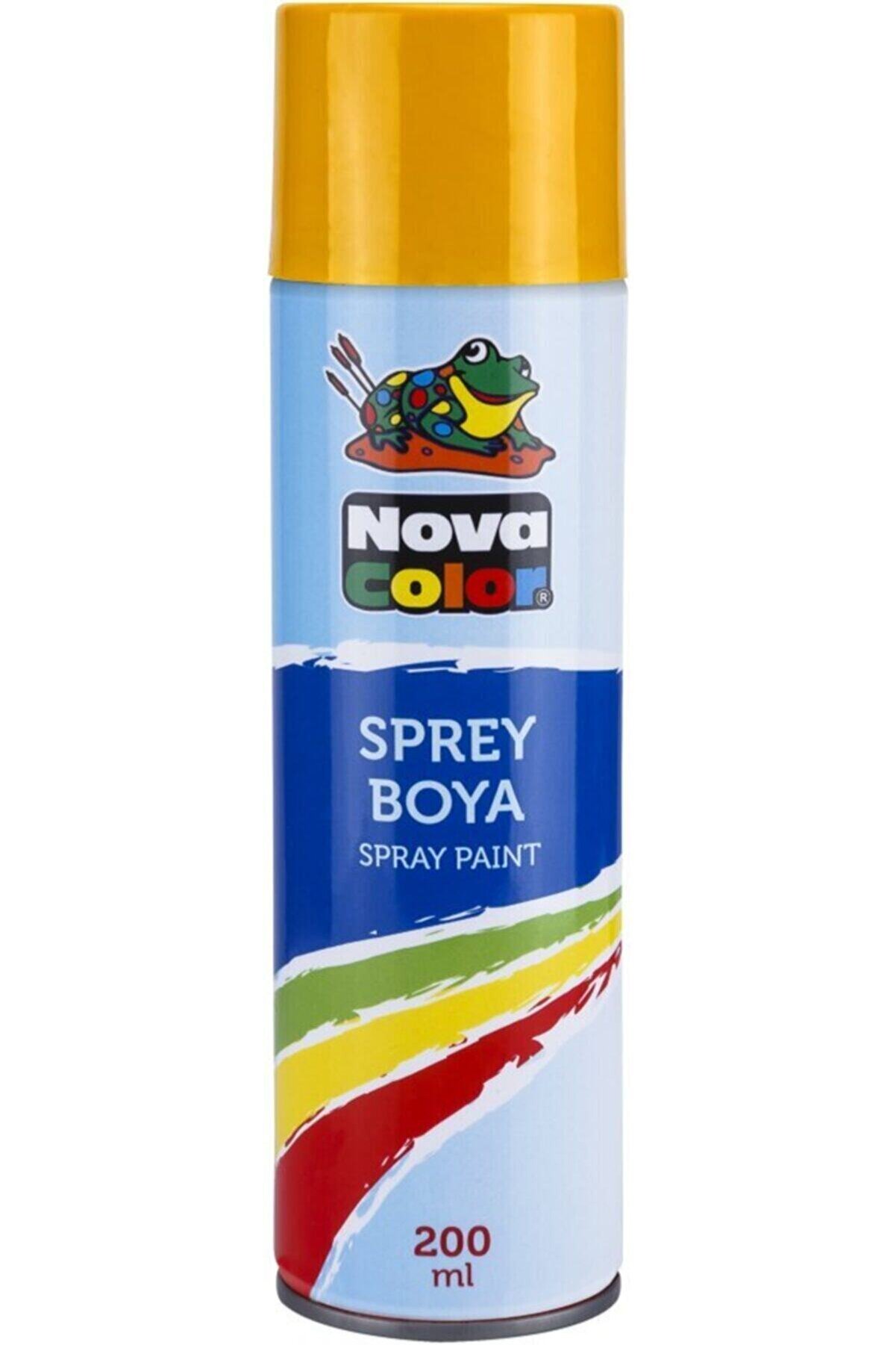 nova color 200ml Sarı Sprey Boya Nc-800