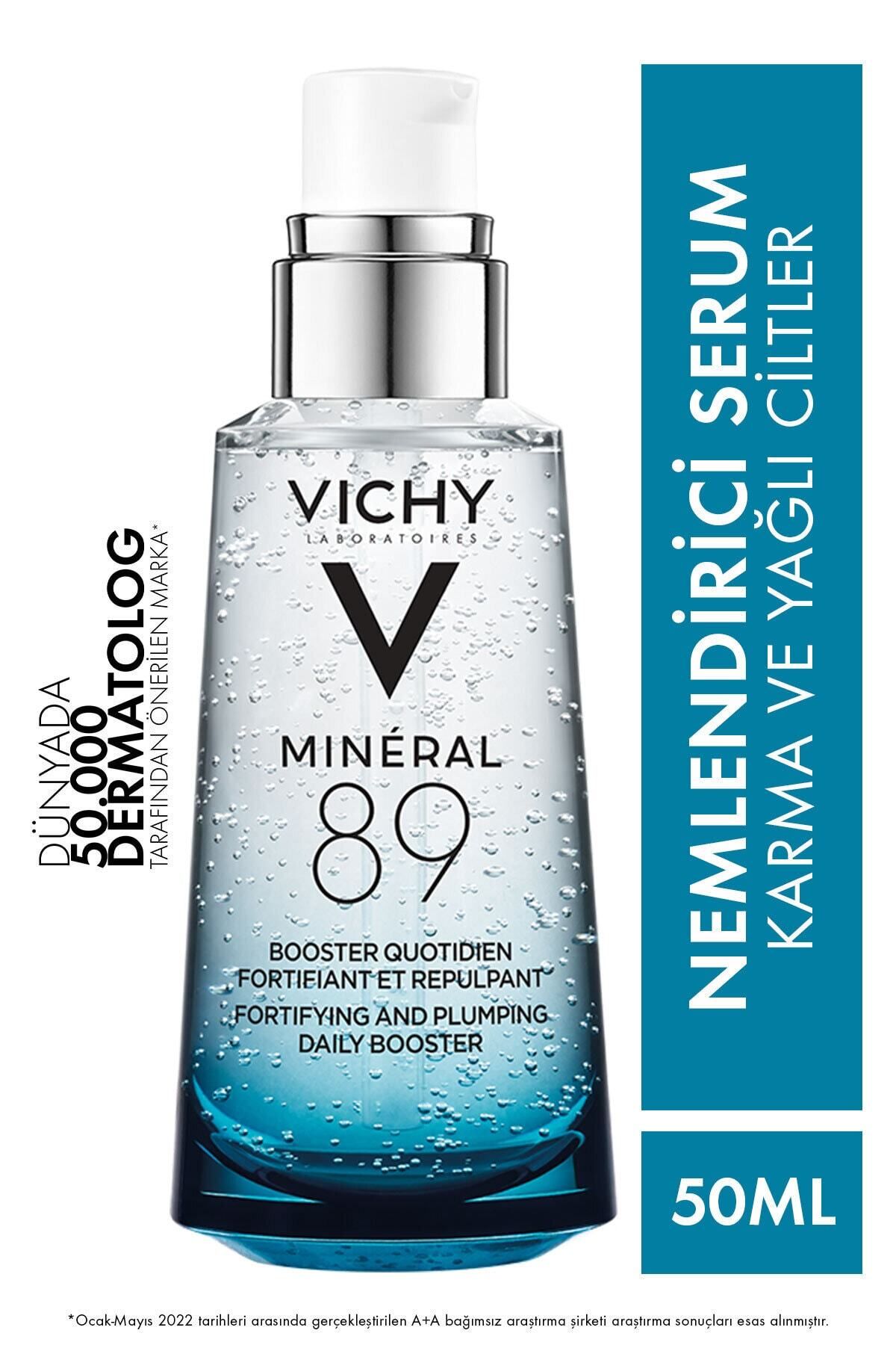 Vichy Moisturizing and Strengthening Serum with Mineral 89 Hyaluronic Acid 50Ml PSSNS375
